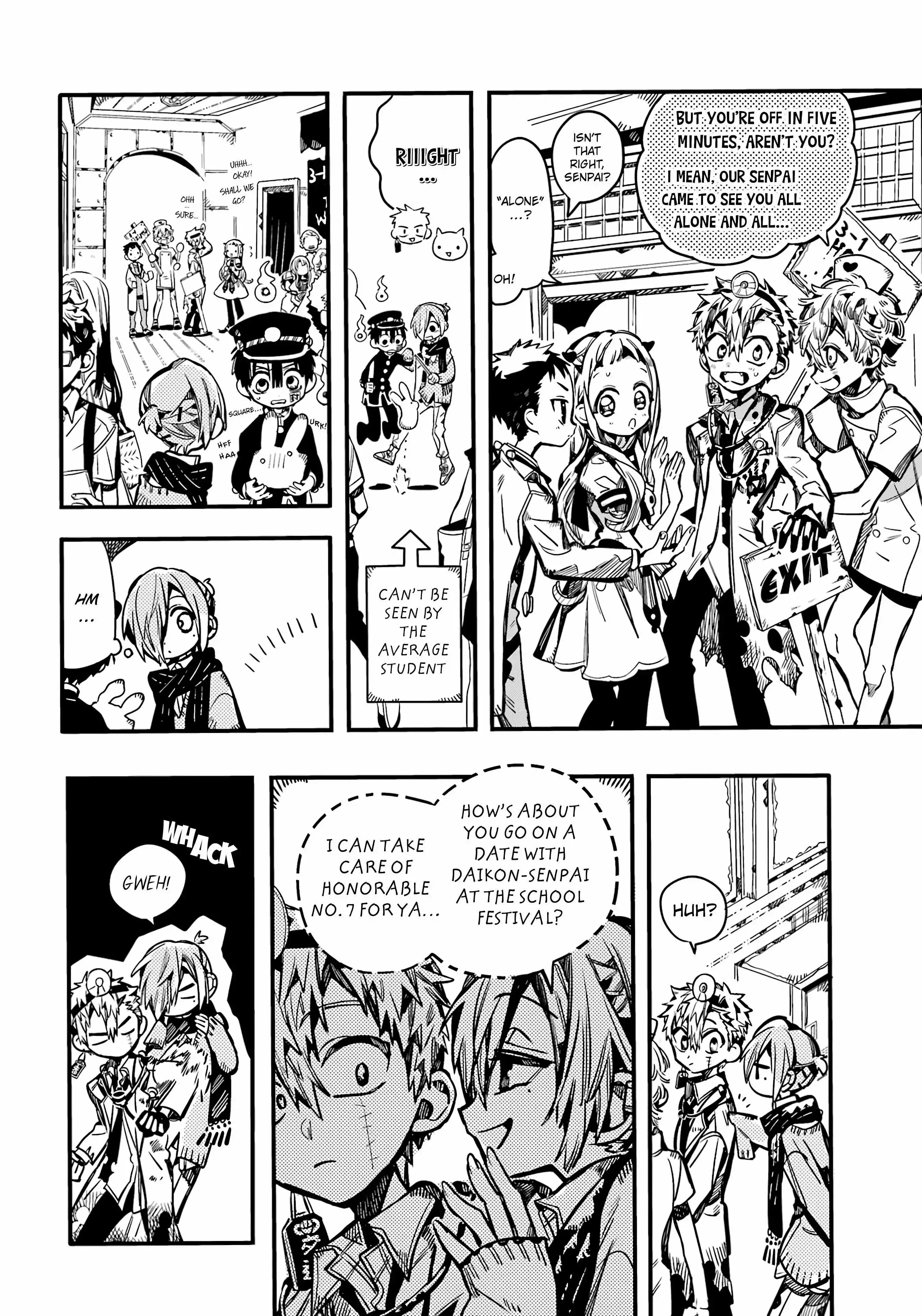 Jibaku Shounen Hanako-kun Chapter 104 page 7