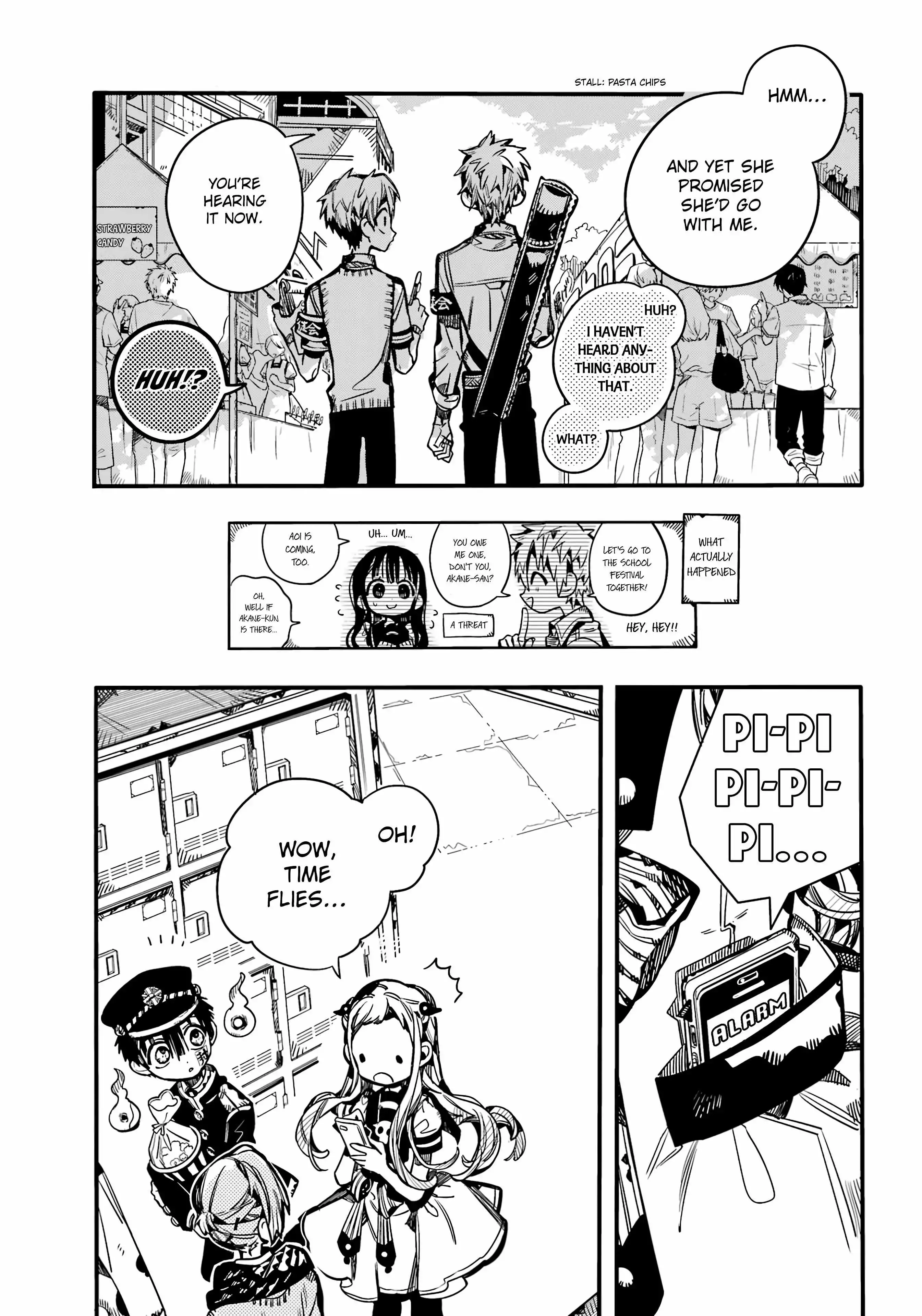 Jibaku Shounen Hanako-kun Chapter 104 page 14