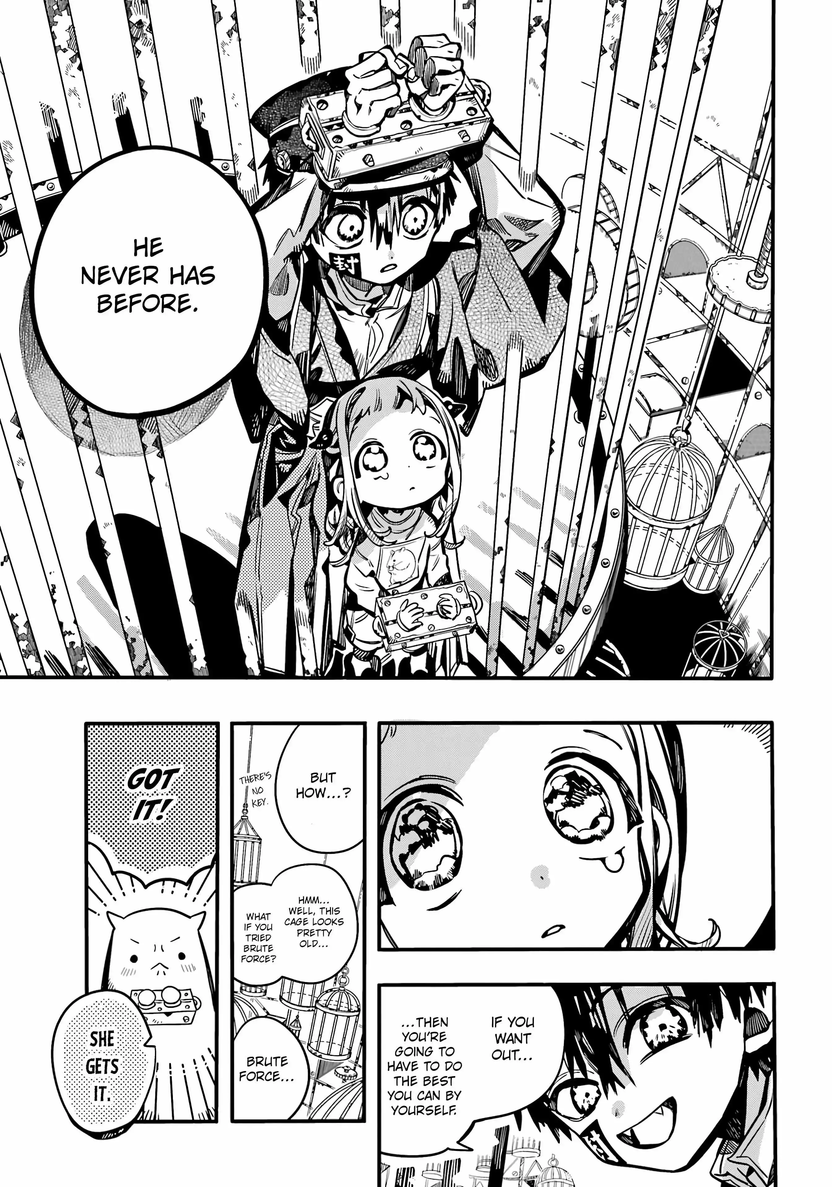 Jibaku Shounen Hanako-kun Chapter 108 page 14