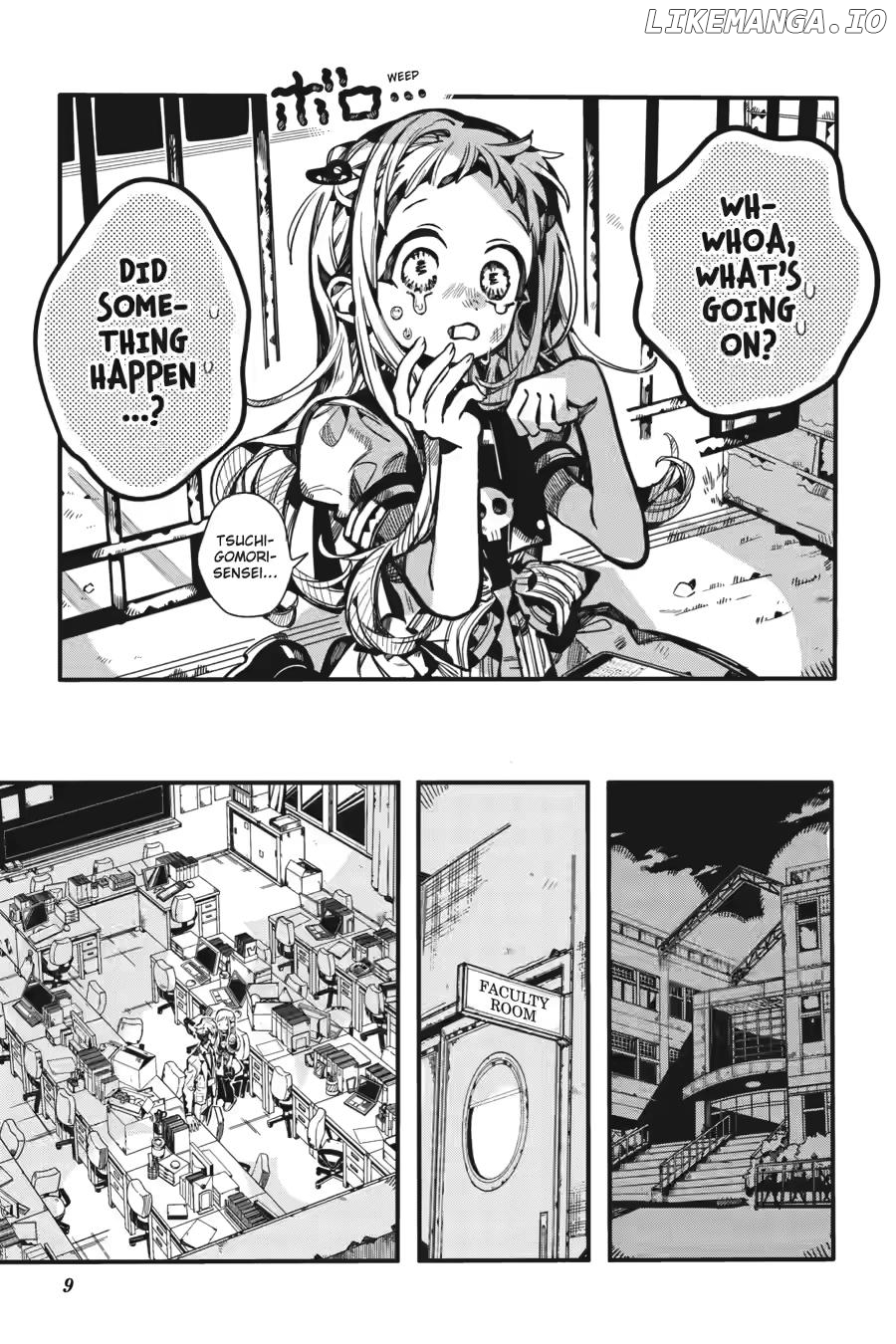 Jibaku Shounen Hanako-kun Chapter 122 page 9