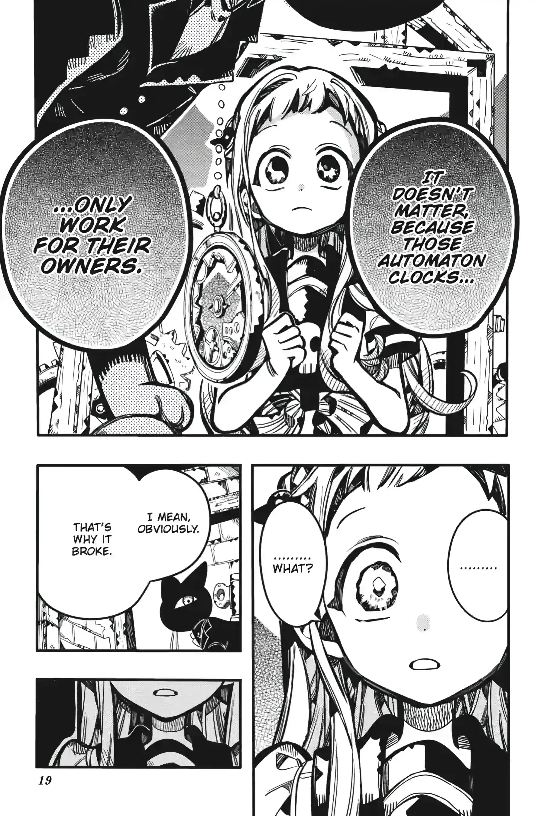 Jibaku Shounen Hanako-kun Chapter 123 page 19