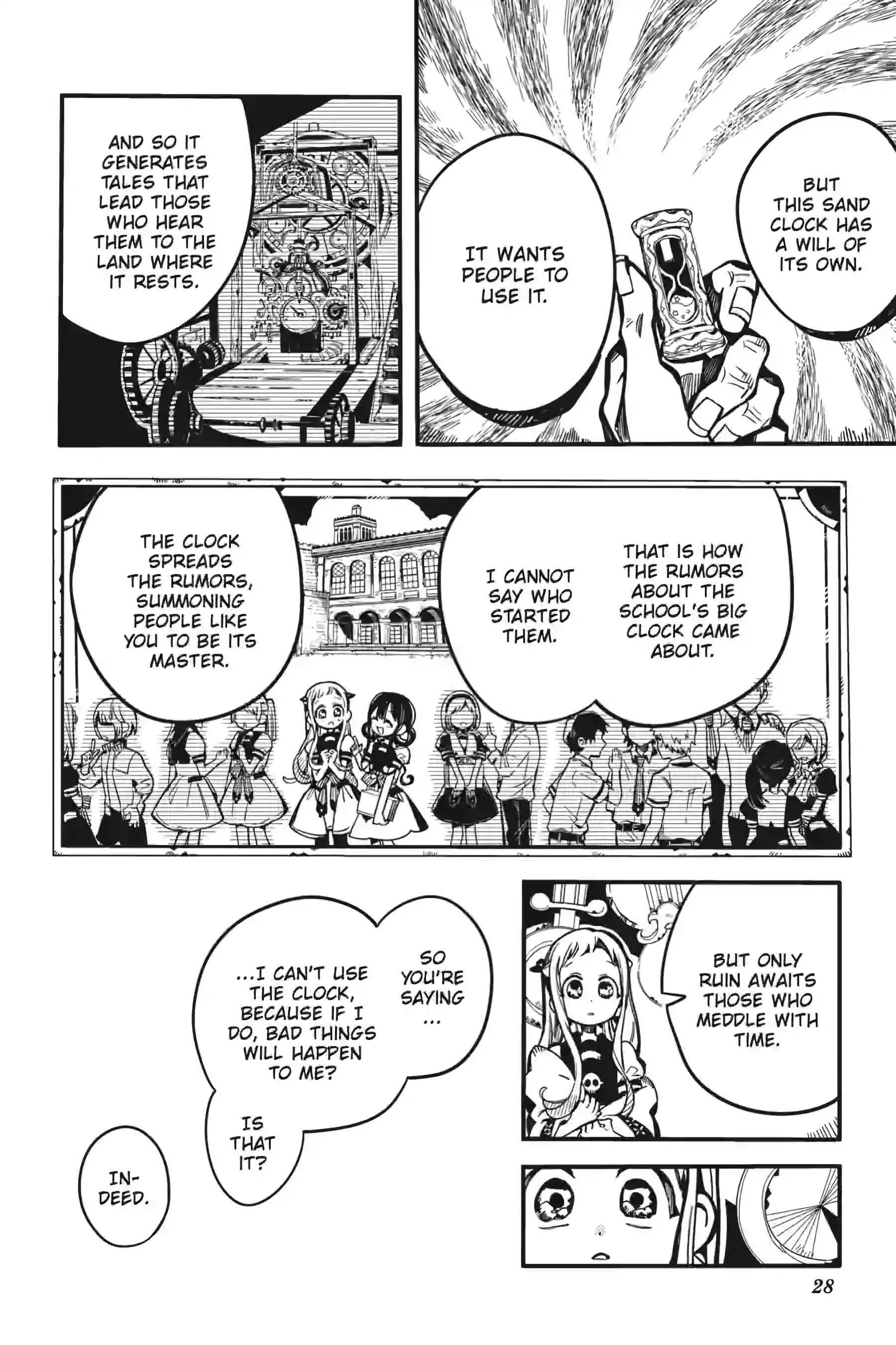 Jibaku Shounen Hanako-kun Chapter 125 page 28