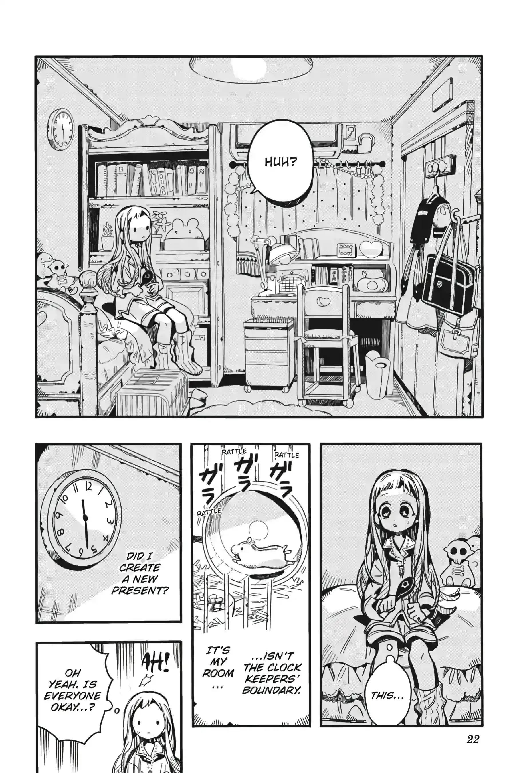 Jibaku Shounen Hanako-kun Chapter 126 page 22