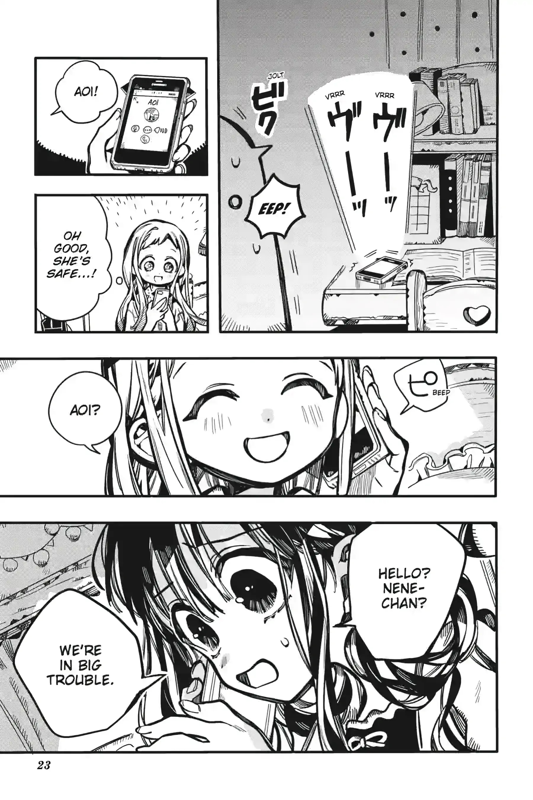 Jibaku Shounen Hanako-kun Chapter 126 page 23