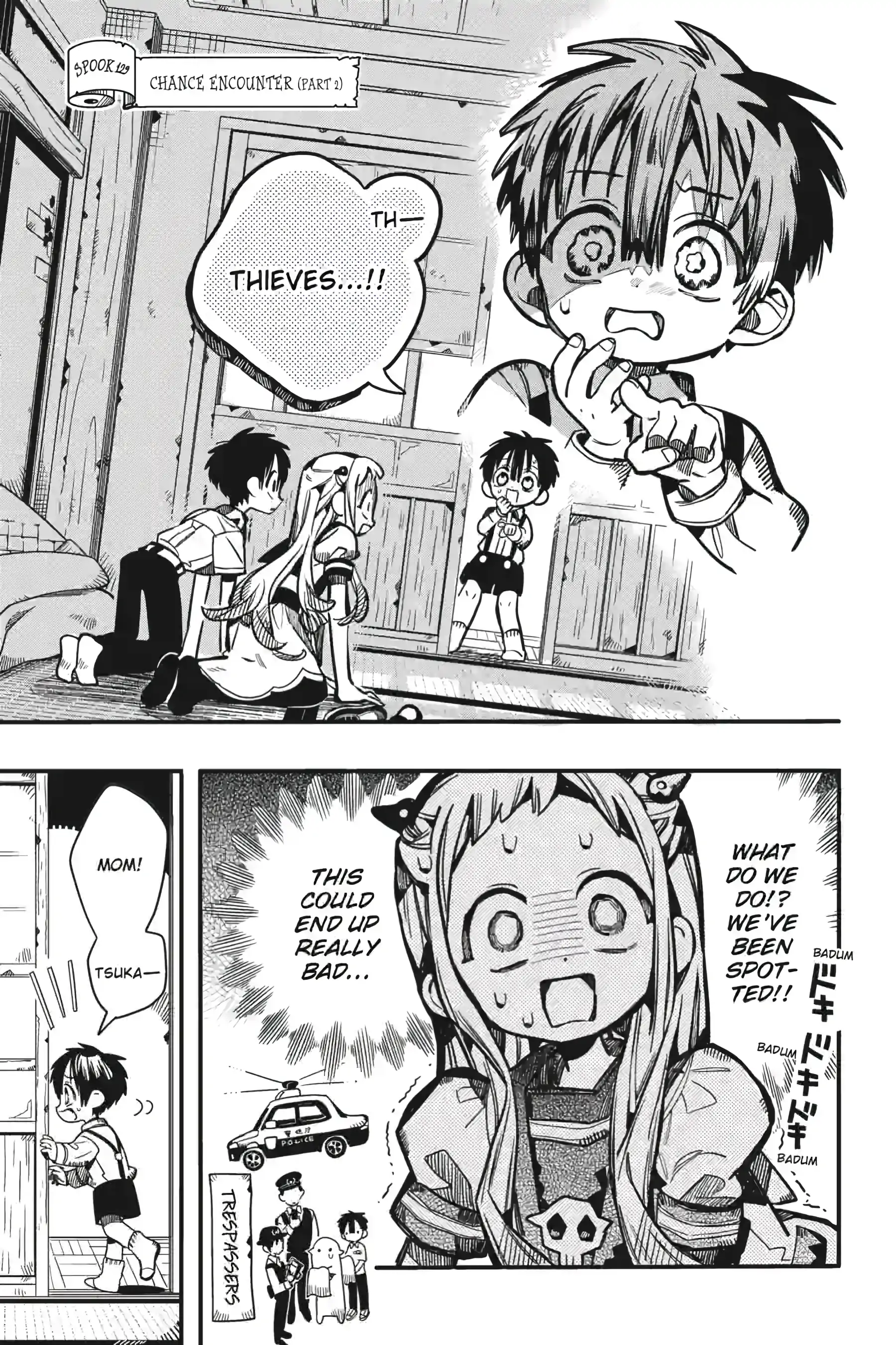Jibaku Shounen Hanako-kun Chapter 129 page 1