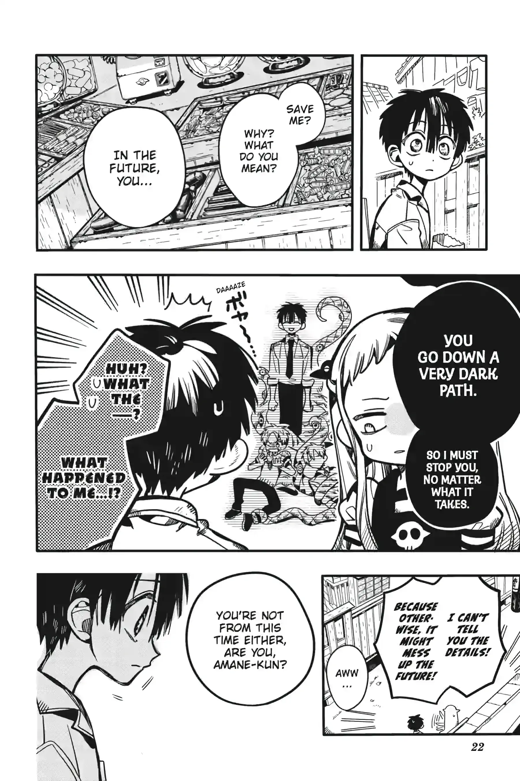 Jibaku Shounen Hanako-kun Chapter 129 page 22