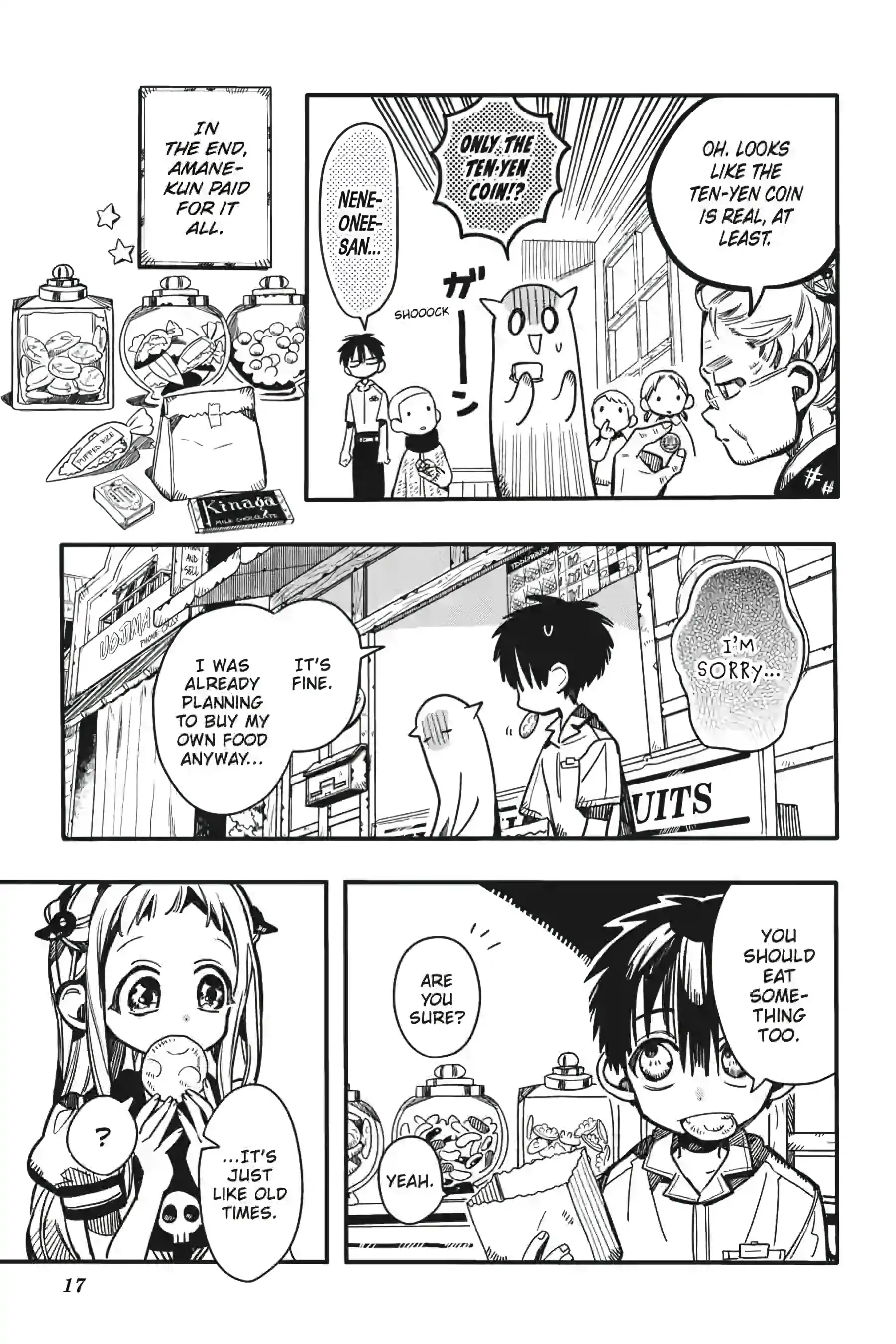 Jibaku Shounen Hanako-kun Chapter 129 page 17