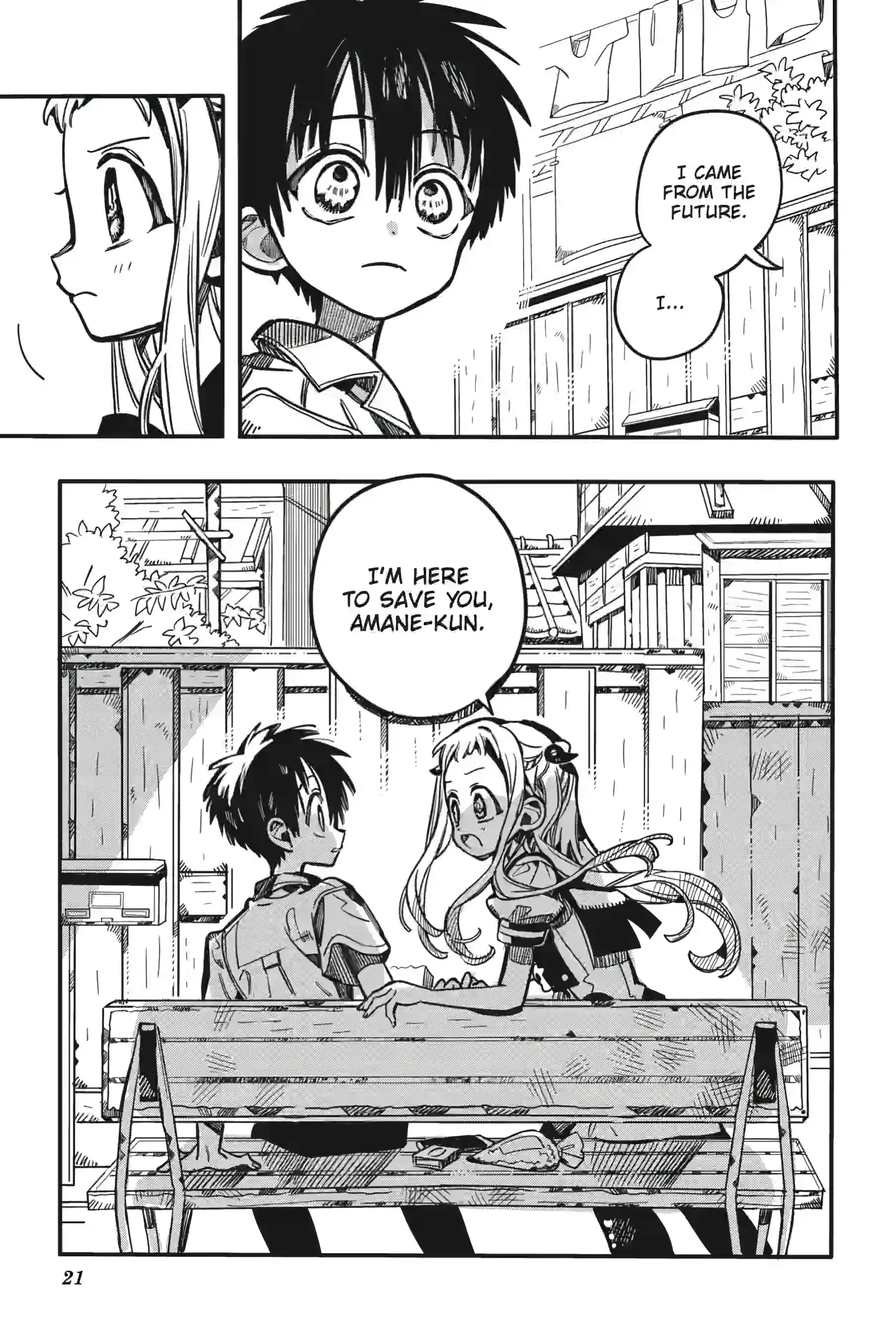Jibaku Shounen Hanako-kun Chapter 129 page 21