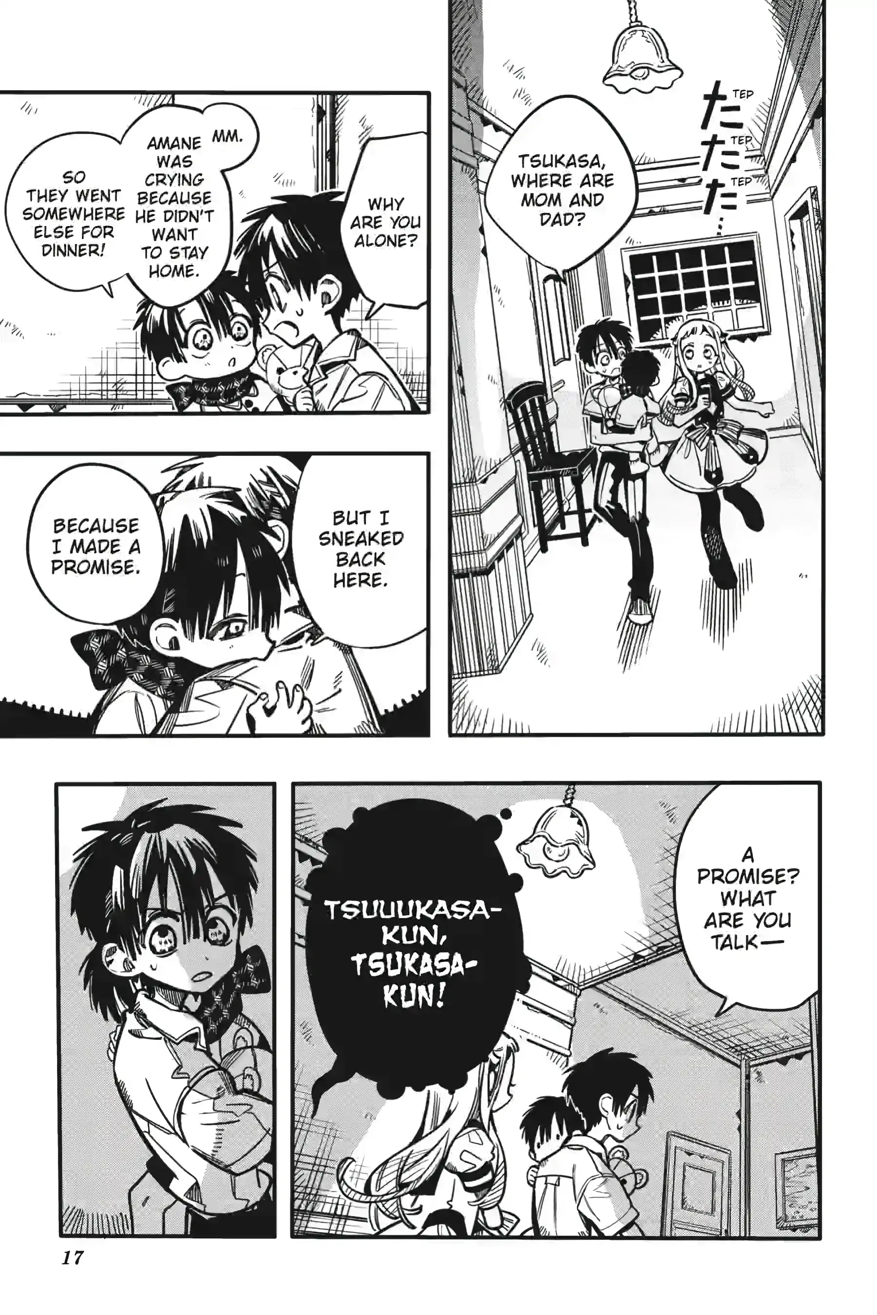 Jibaku Shounen Hanako-kun Chapter 130 page 17