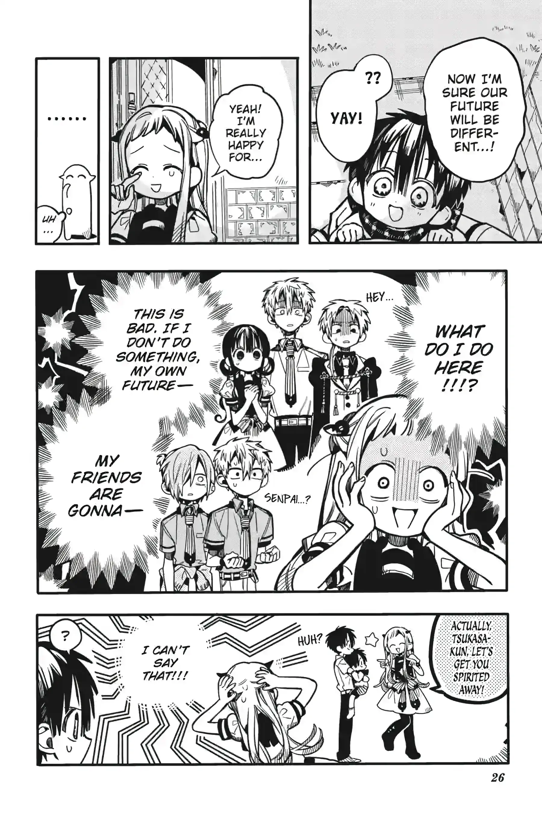 Jibaku Shounen Hanako-kun Chapter 130 page 26