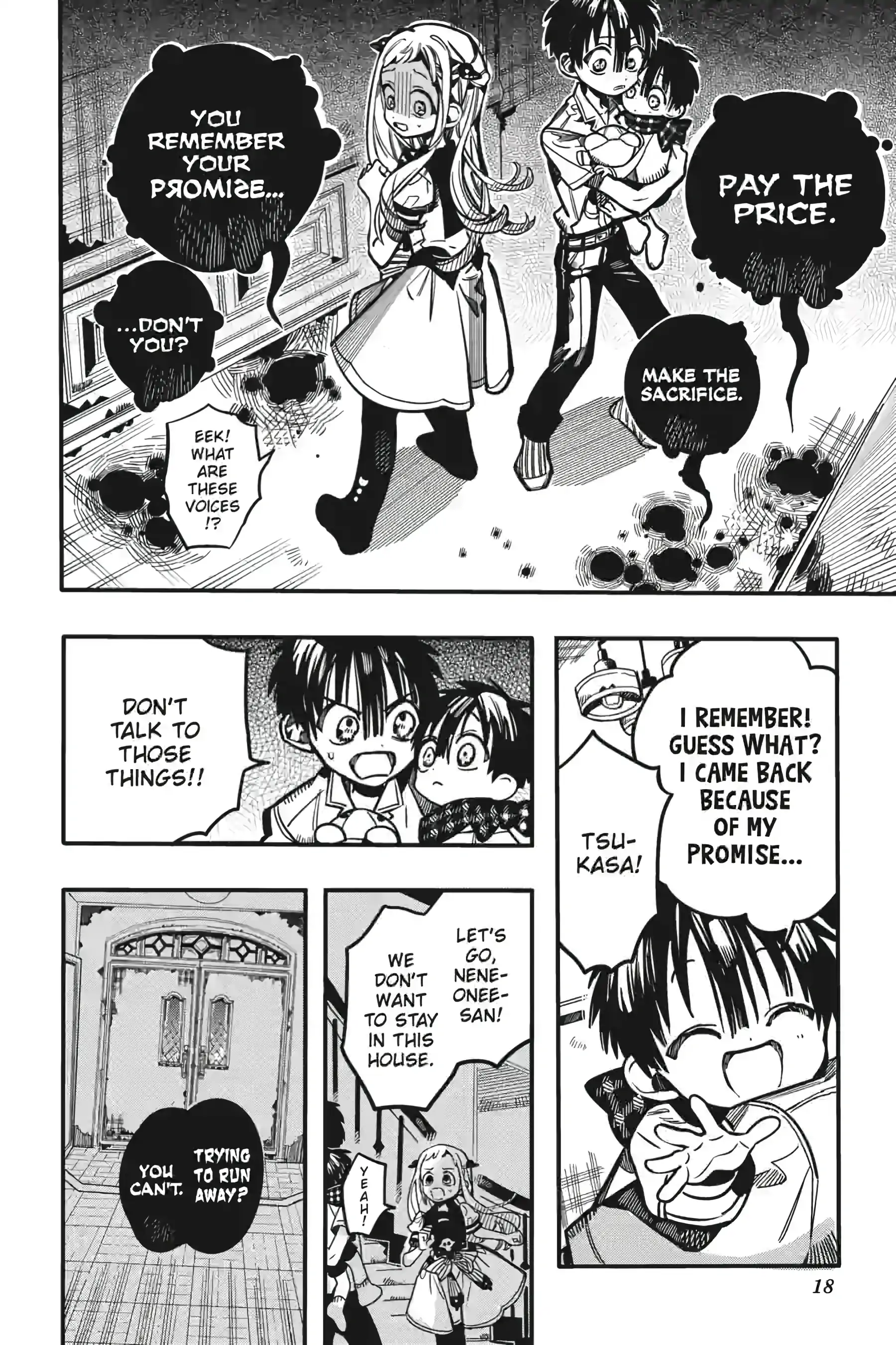 Jibaku Shounen Hanako-kun Chapter 130 page 18