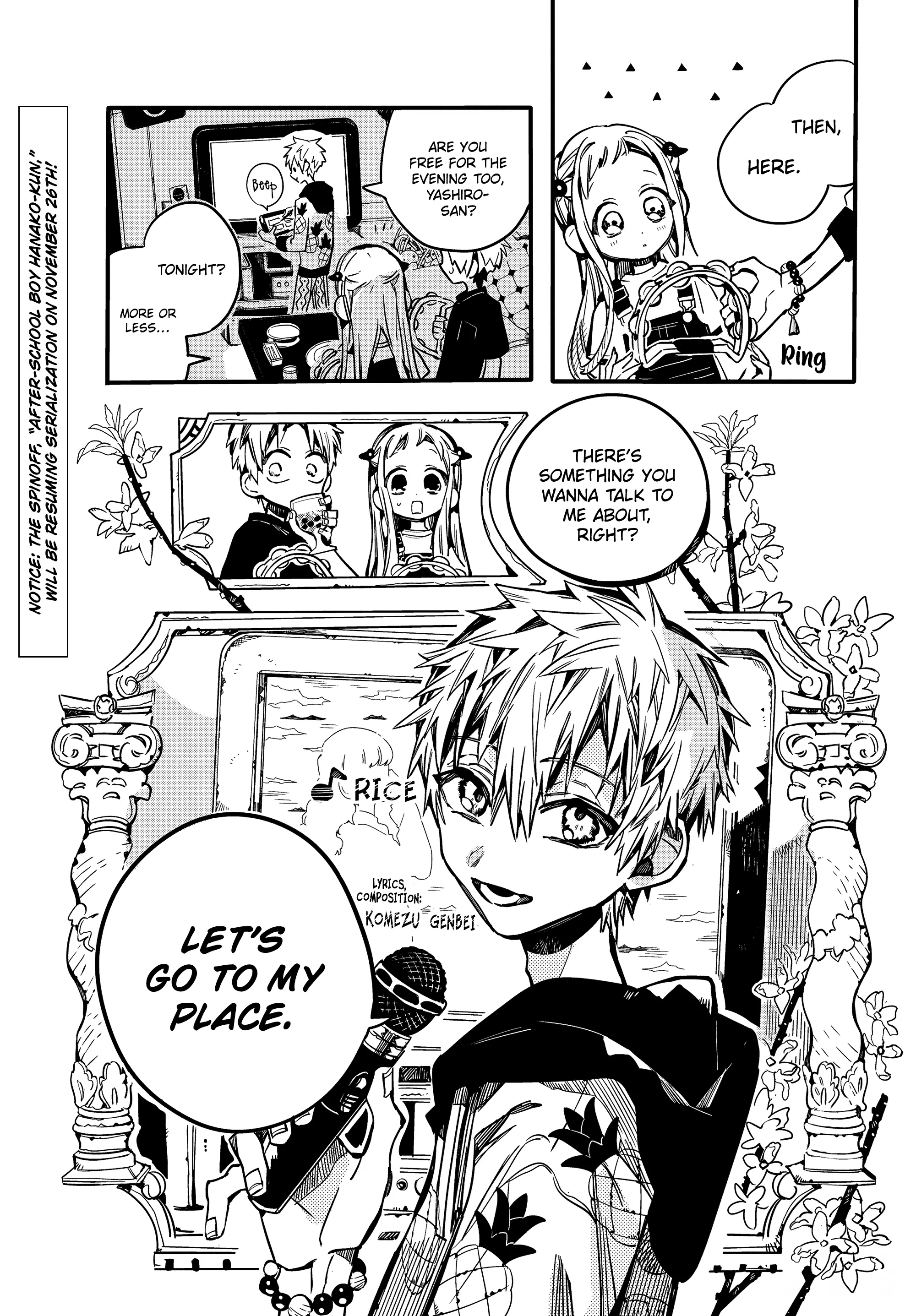 Jibaku Shounen Hanako-kun Chapter 72 page 35