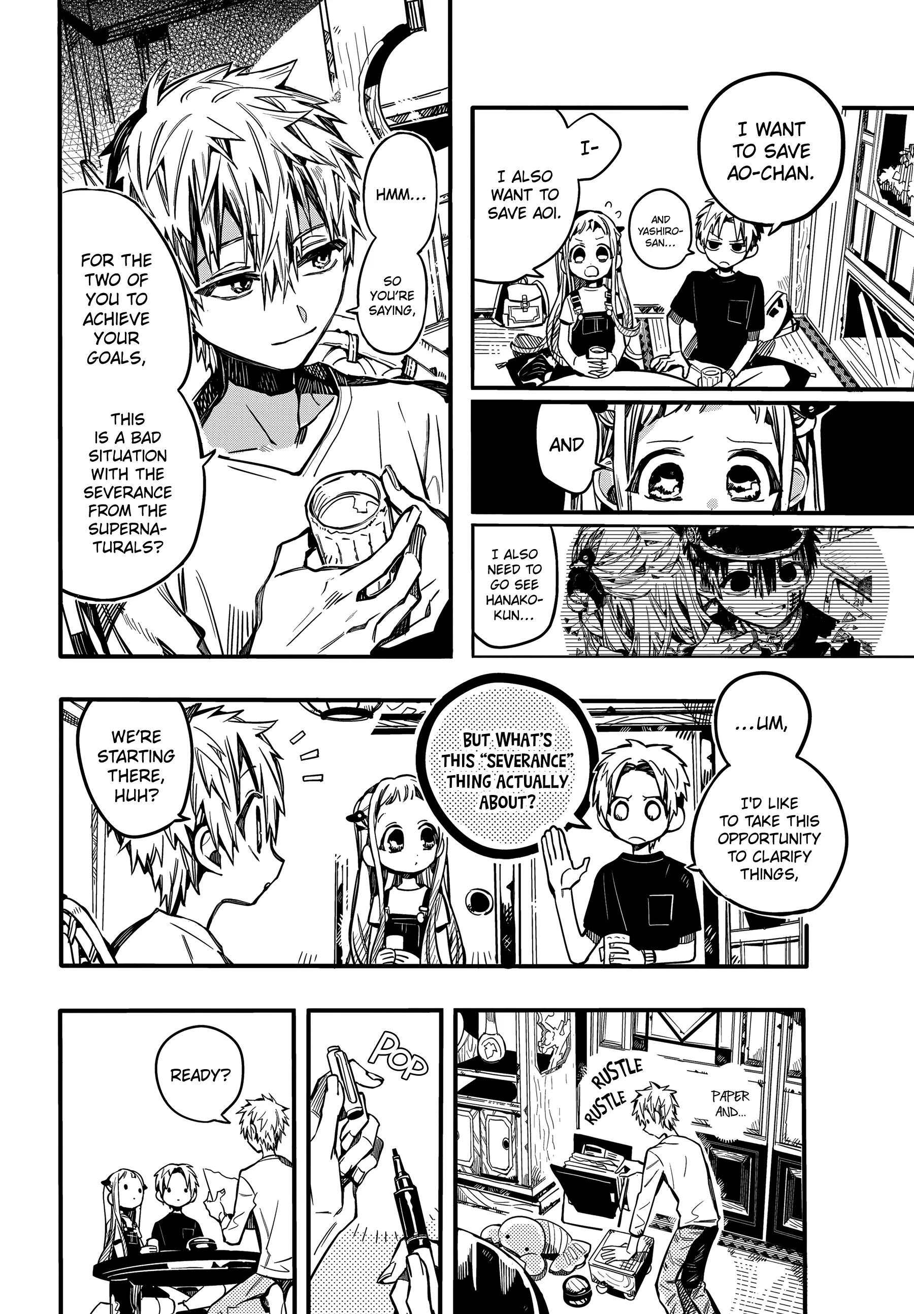 Jibaku Shounen Hanako-kun Chapter 73 page 9