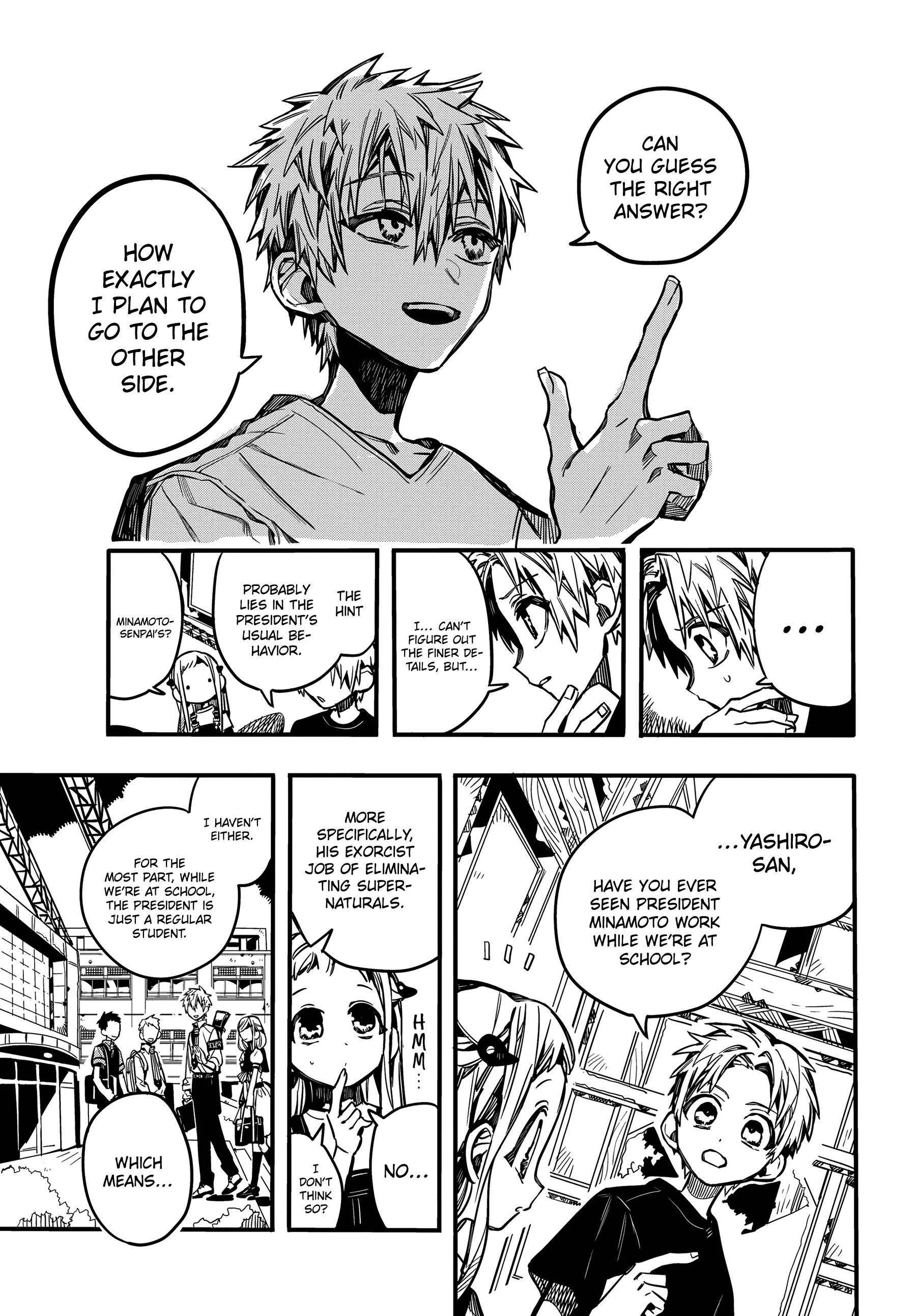 Jibaku Shounen Hanako-kun Chapter 73 page 20