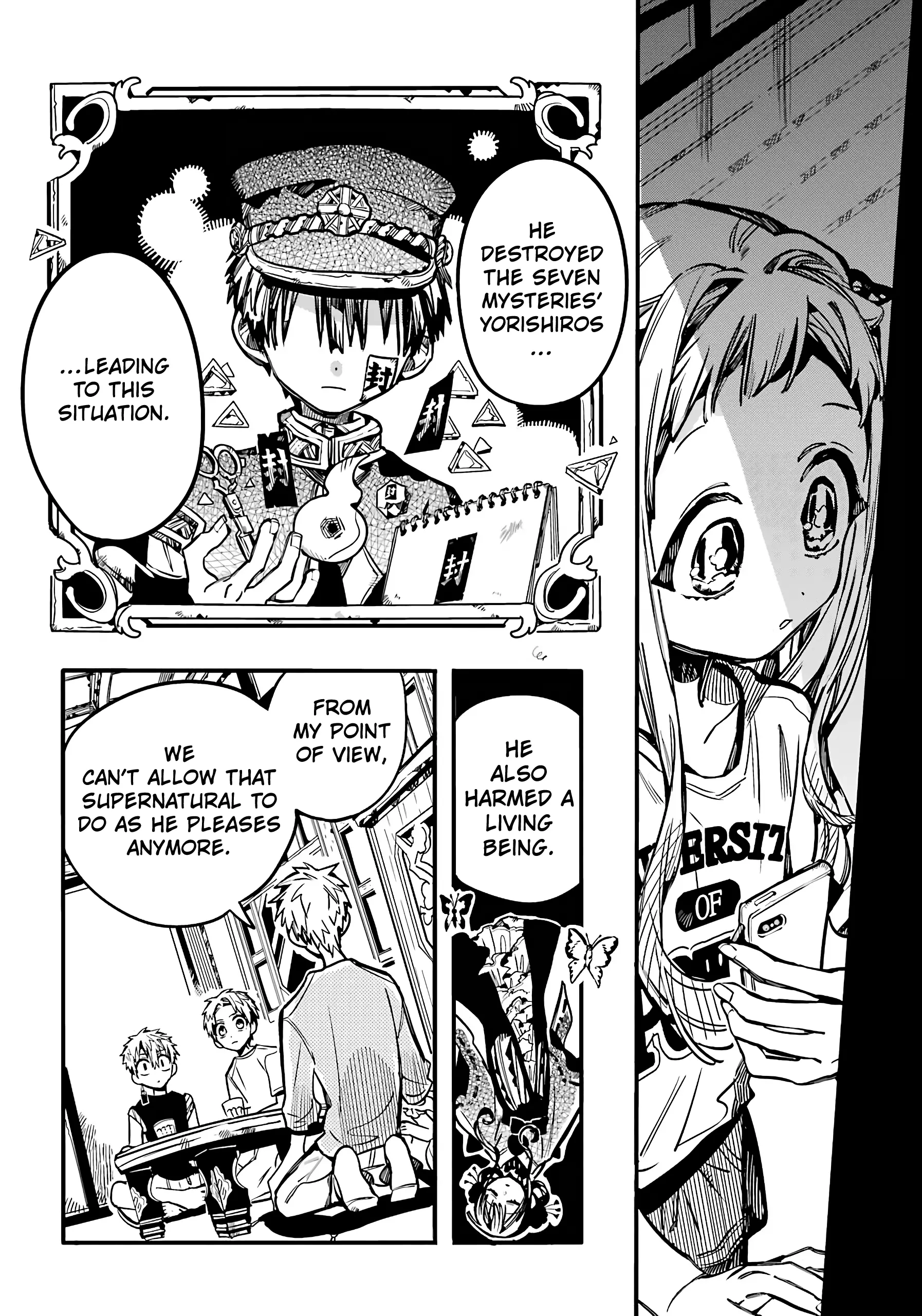 Jibaku Shounen Hanako-kun Chapter 83 page 21