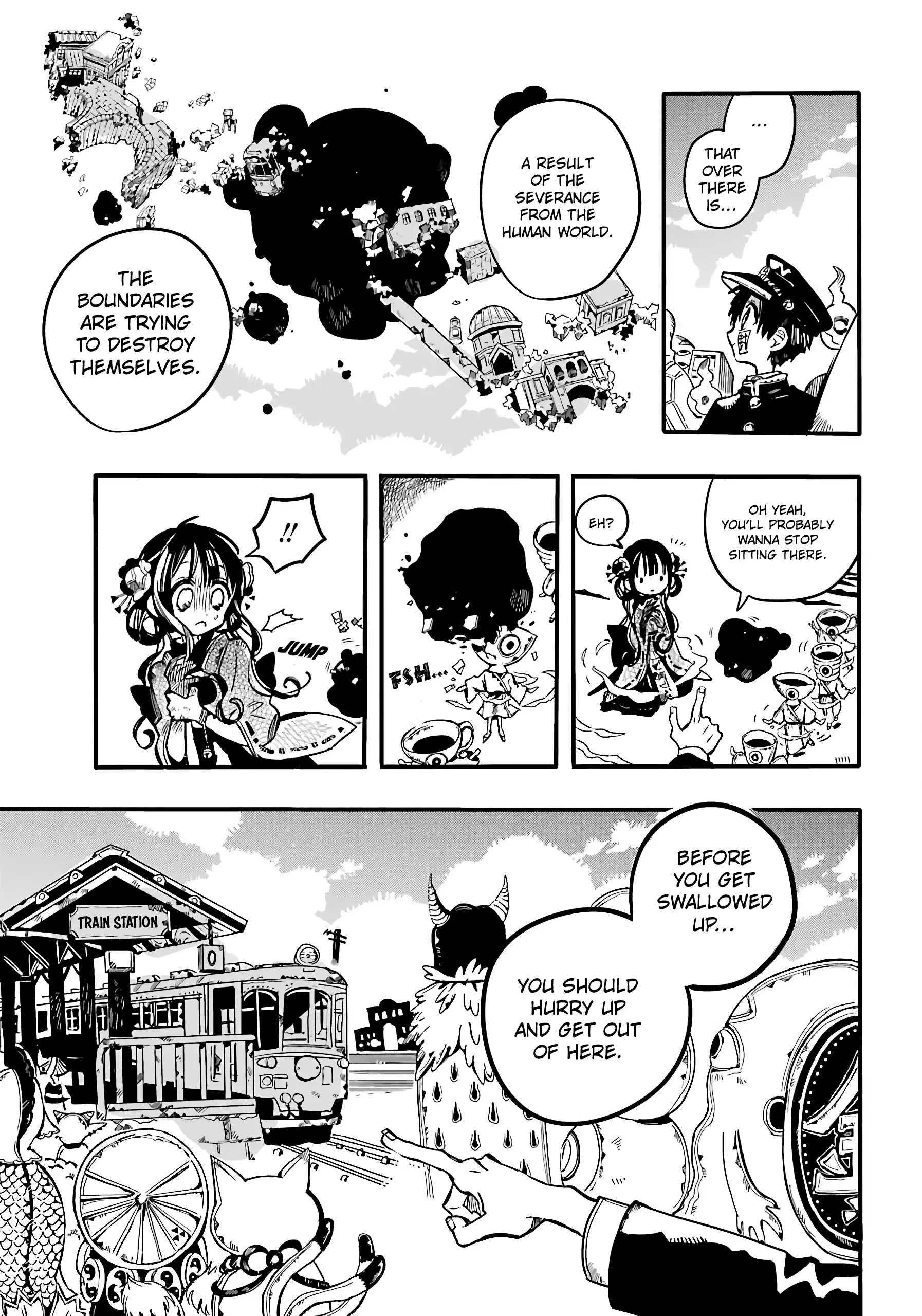 Jibaku Shounen Hanako-kun Chapter 84 page 15