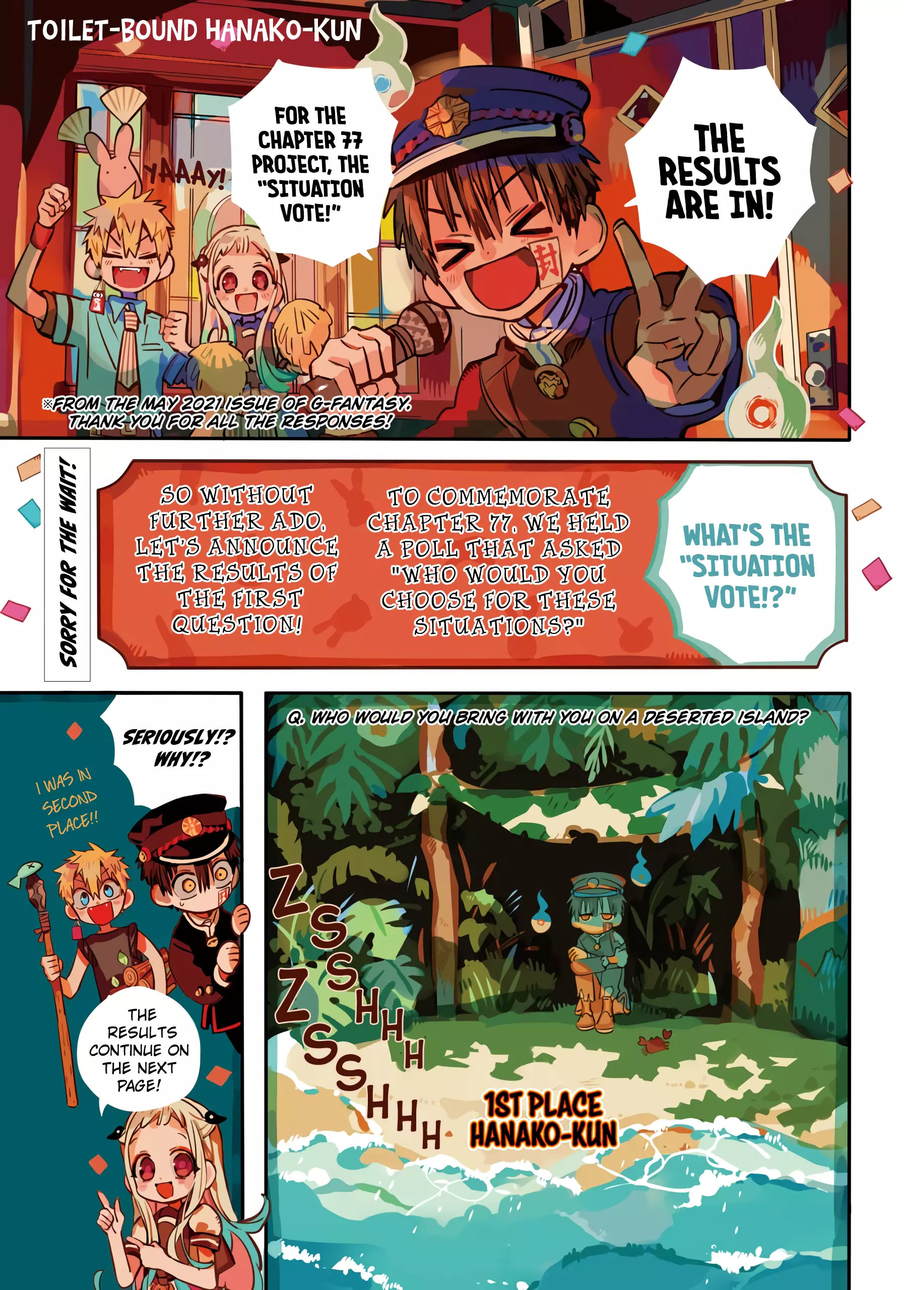 Jibaku Shounen Hanako-kun Chapter 87 page 2