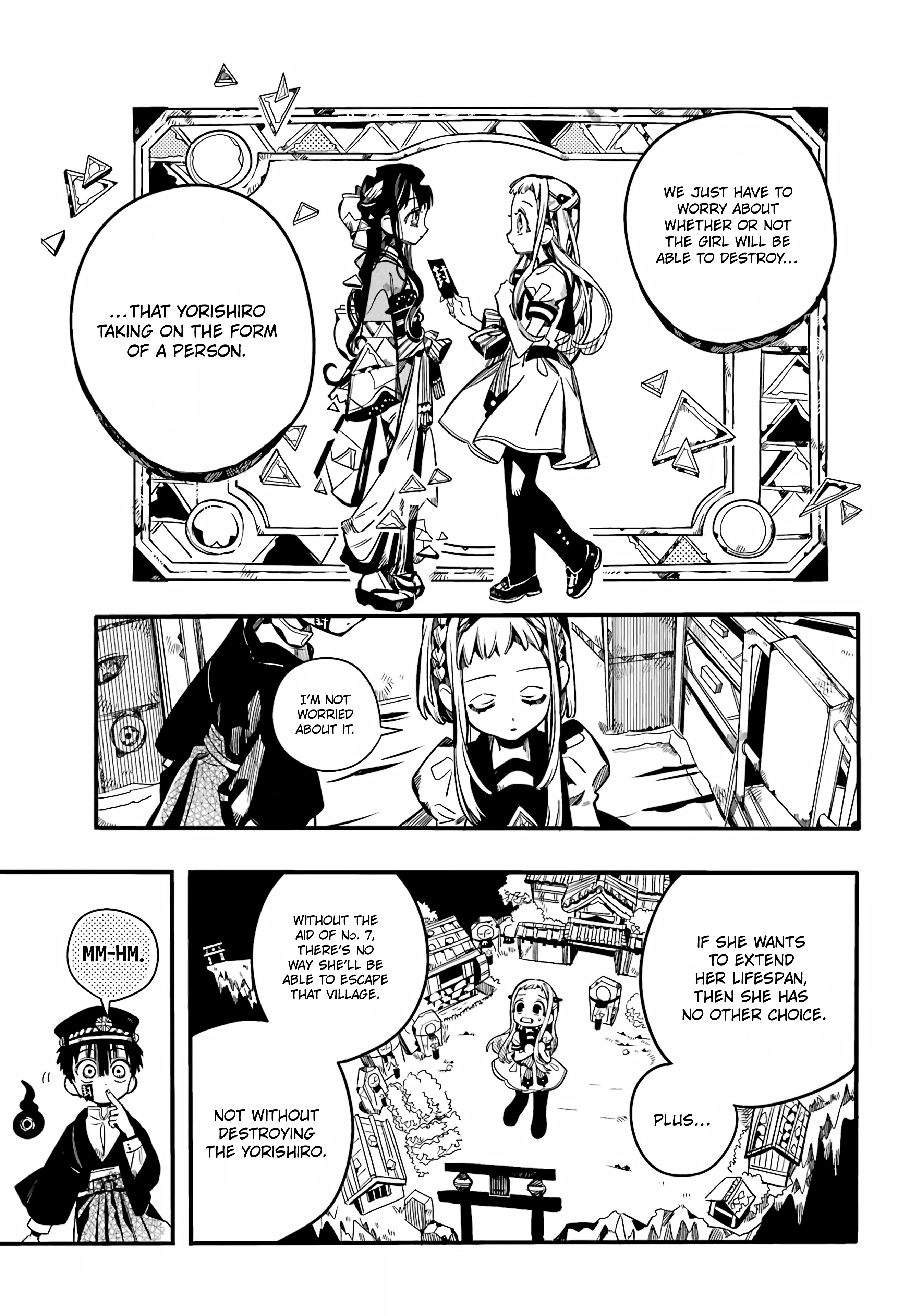 Jibaku Shounen Hanako-kun Chapter 92 page 9
