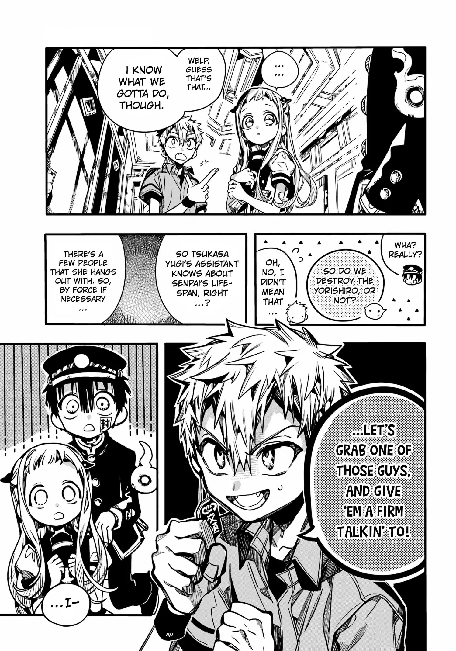 Jibaku Shounen Hanako-kun Chapter 96 page 10