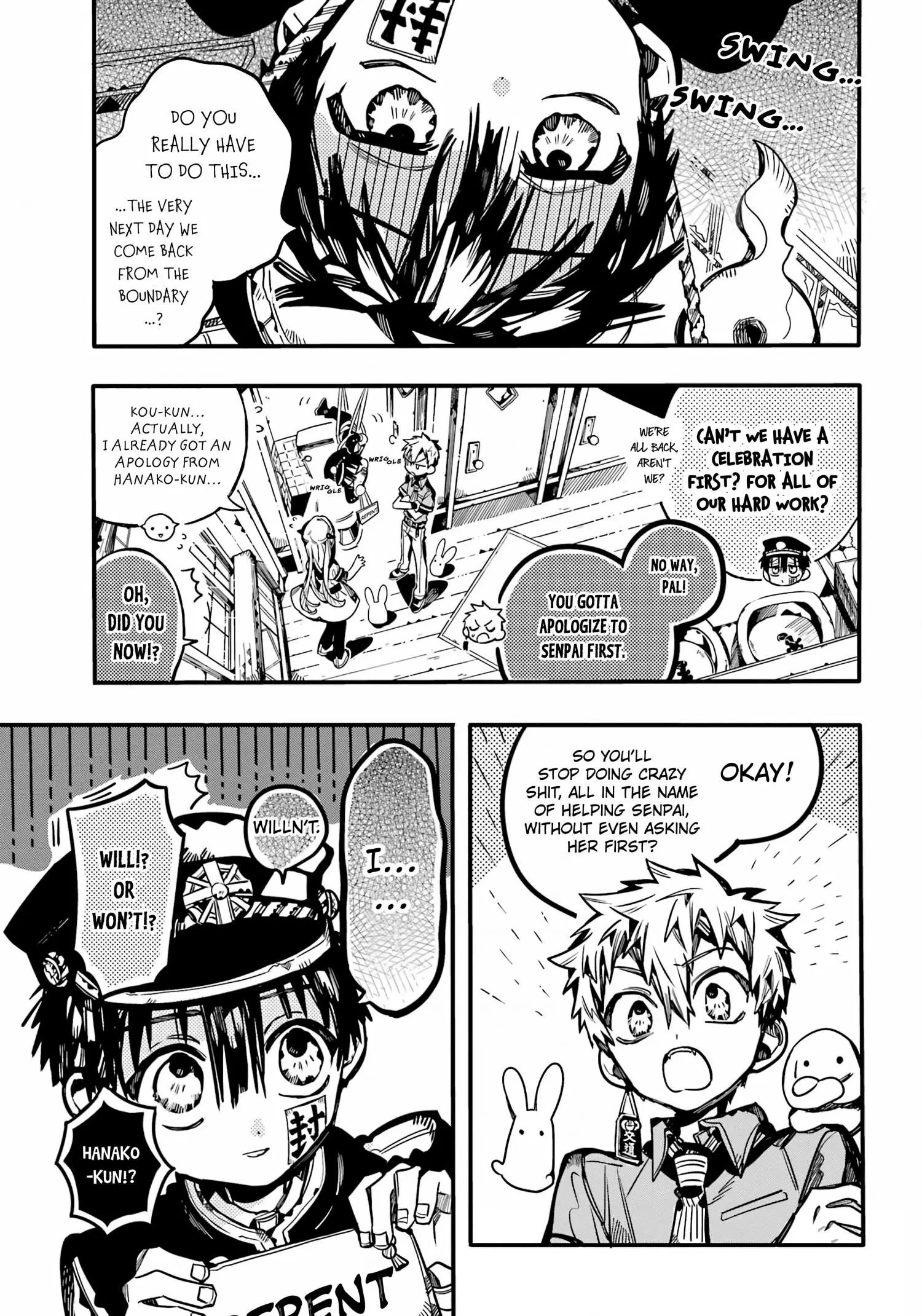 Jibaku Shounen Hanako-kun Chapter 96 page 4