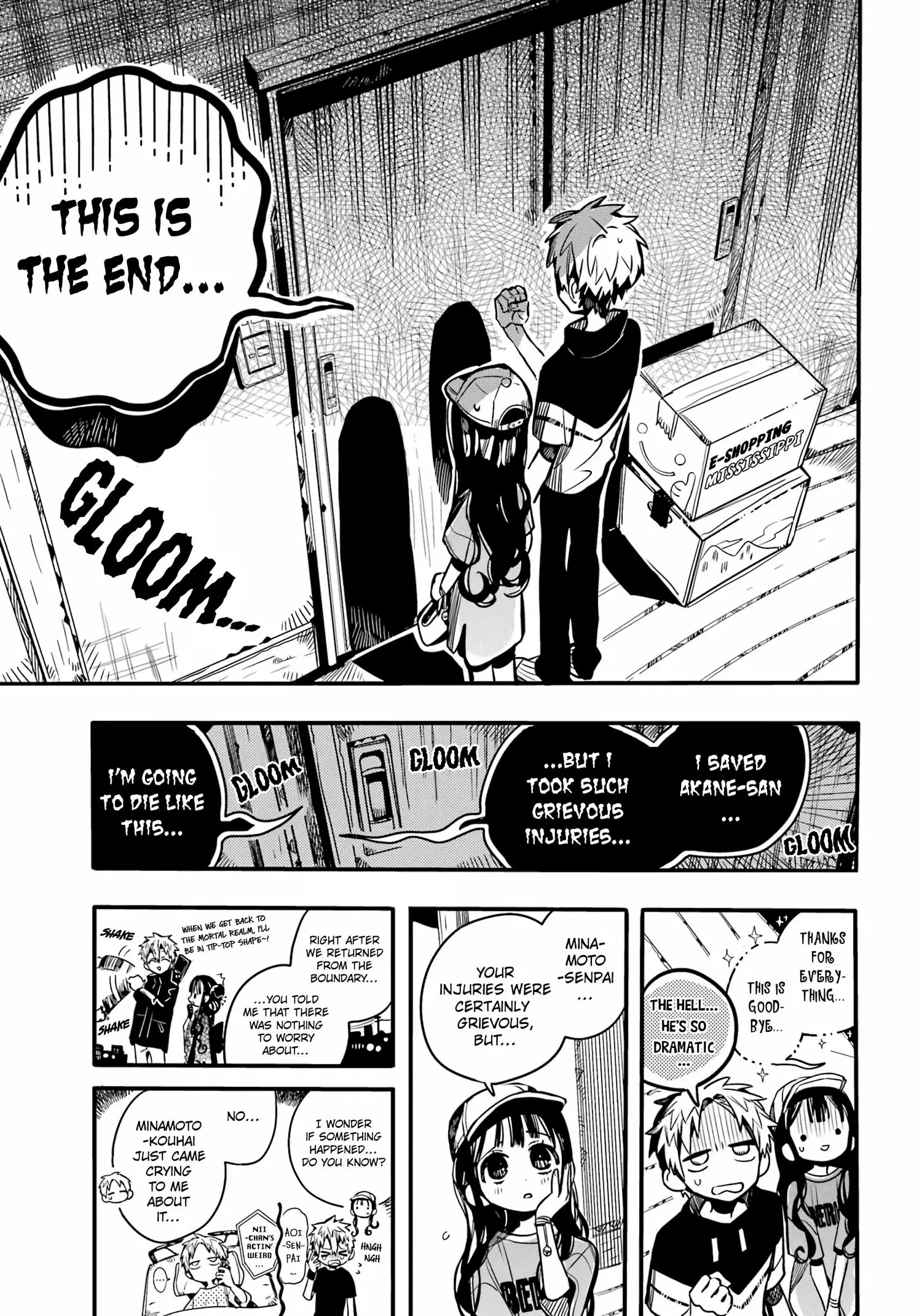 Jibaku Shounen Hanako-kun Chapter 96 page 14