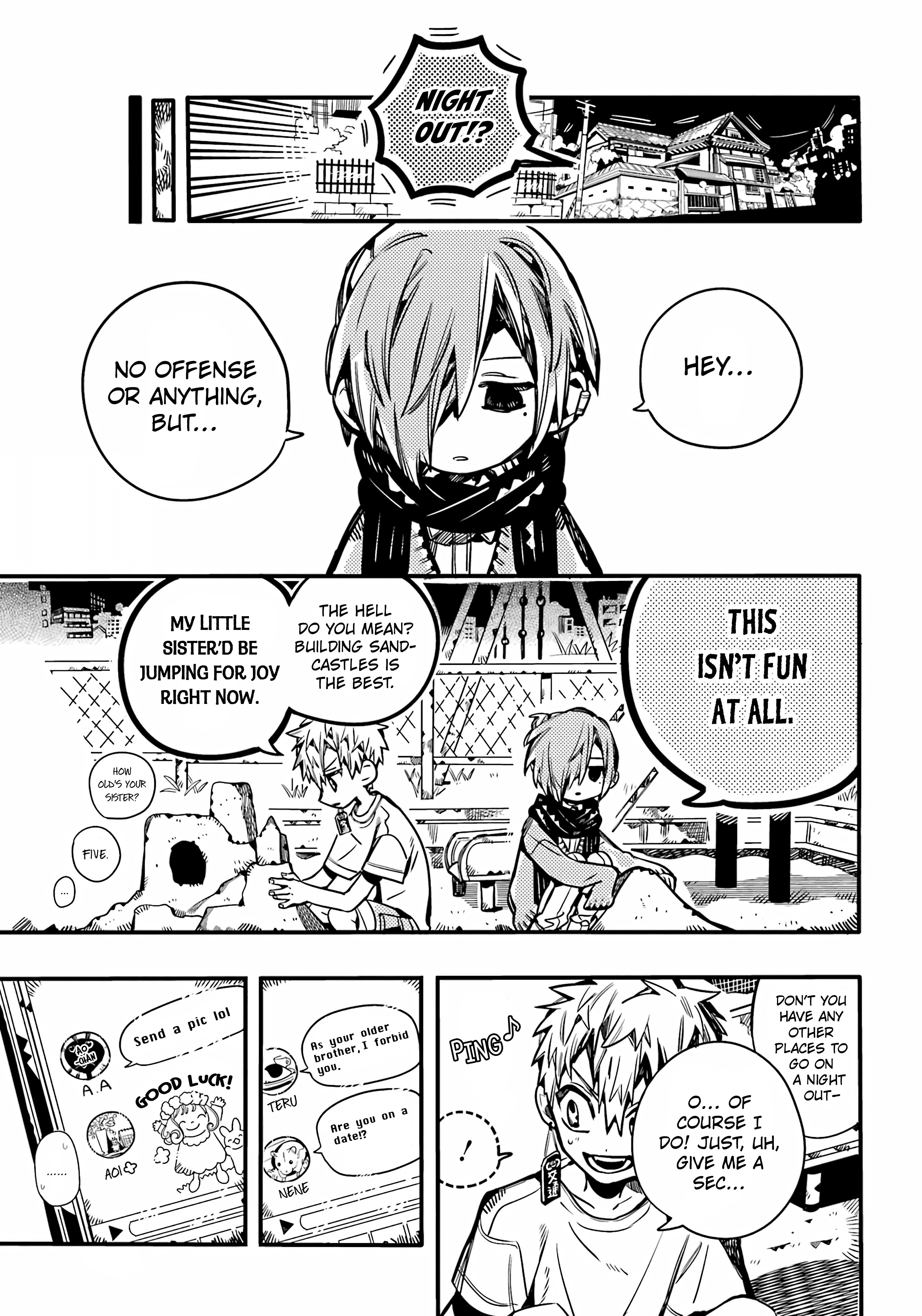 Jibaku Shounen Hanako-kun Chapter 98 page 14