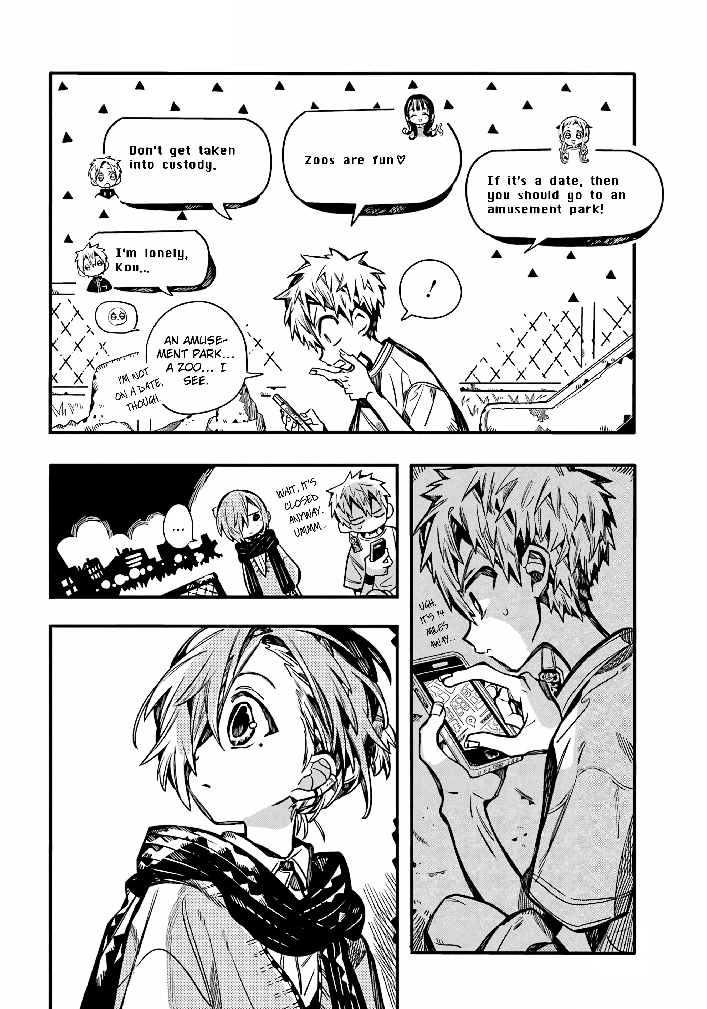 Jibaku Shounen Hanako-kun Chapter 98 page 15