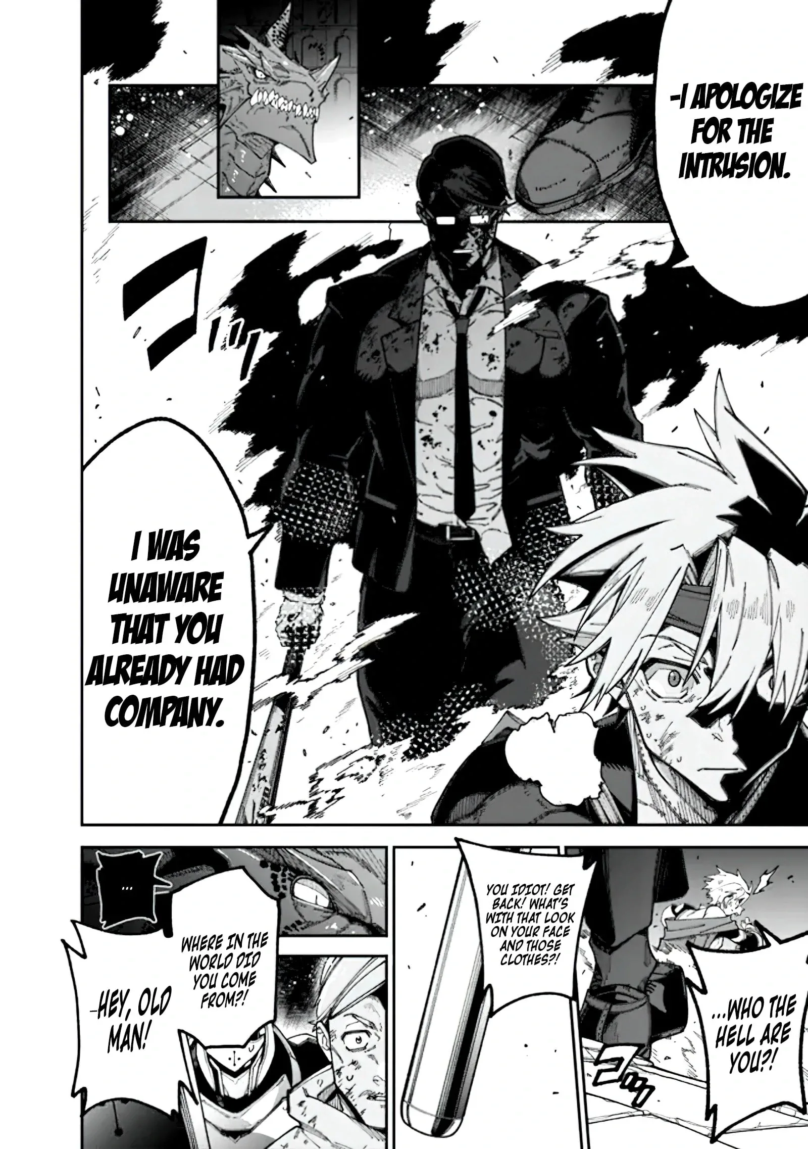 Jimi na Ojisan, Jitsu wa Eiyu Datta. -Jikaku ga Nai mama Muso Shitetara, Mei no Dungeon Haishin de Sarasareteta yo desu Chapter 1.2 page 4