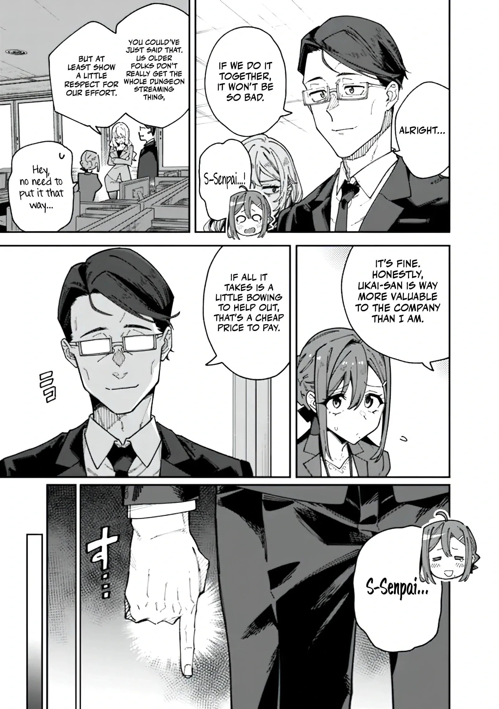 Jimi na Ojisan, Jitsu wa Eiyu Datta. -Jikaku ga Nai mama Muso Shitetara, Mei no Dungeon Haishin de Sarasareteta yo desu Chapter 1.2 page 15