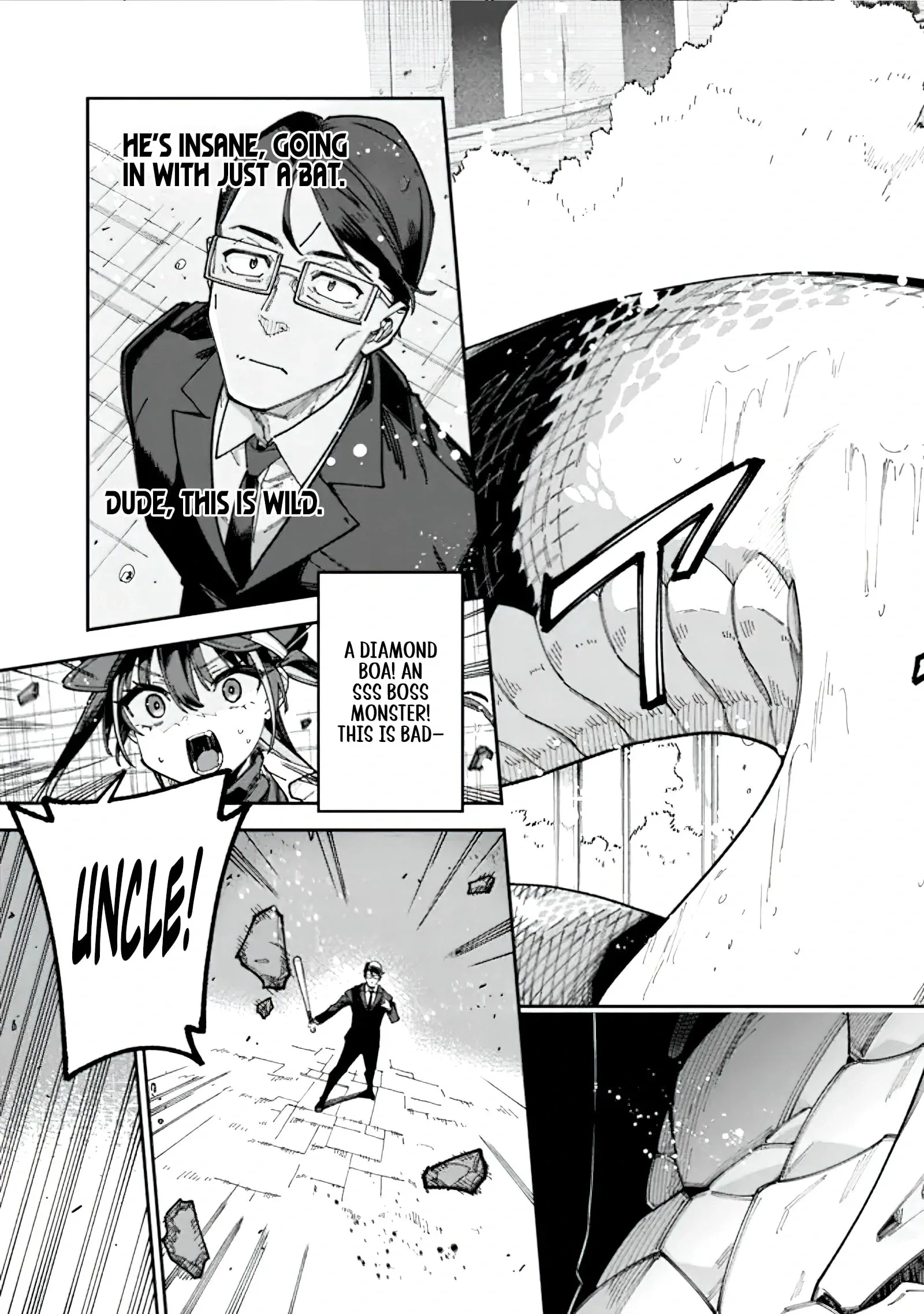 Jimi na Ojisan, Jitsu wa Eiyu Datta. -Jikaku ga Nai mama Muso Shitetara, Mei no Dungeon Haishin de Sarasareteta yo desu Chapter 1.3 page 17