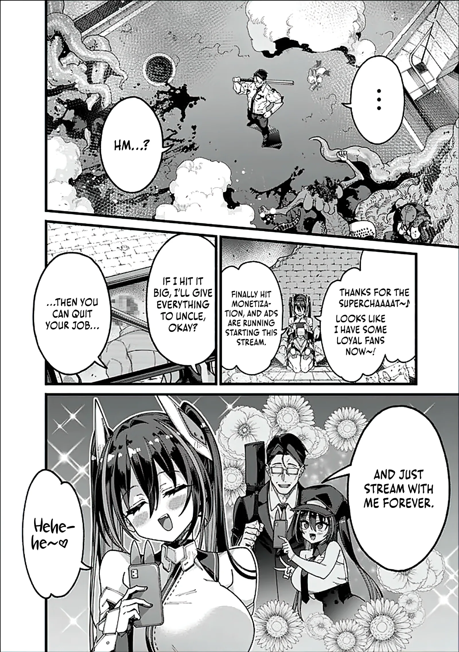 Jimi na Ojisan, Jitsu wa Eiyu Datta. -Jikaku ga Nai mama Muso Shitetara, Mei no Dungeon Haishin de Sarasareteta yo desu Chapter 11 page 10