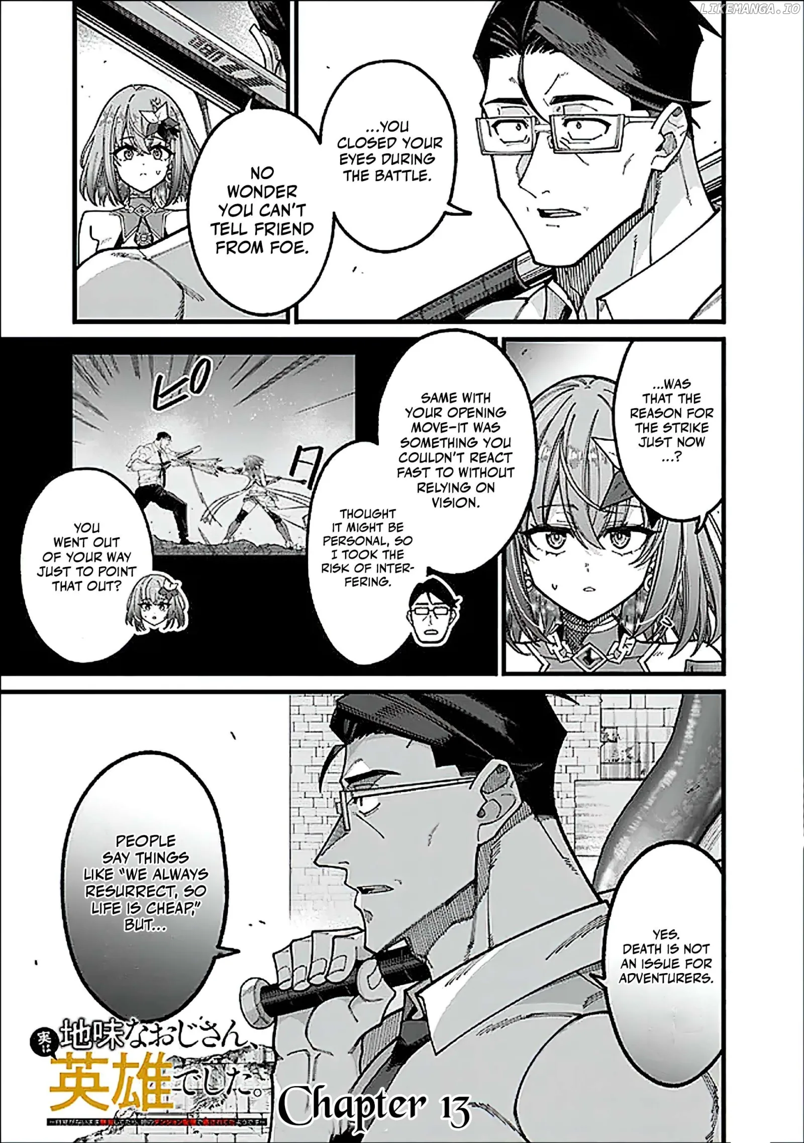 Jimi na Ojisan, Jitsu wa Eiyu Datta. -Jikaku ga Nai mama Muso Shitetara, Mei no Dungeon Haishin de Sarasareteta yo desu Chapter 13 page 2