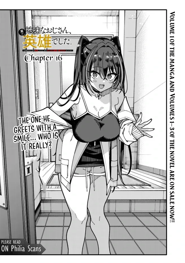 Jimi na Ojisan, Jitsu wa Eiyu Datta. -Jikaku ga Nai mama Muso Shitetara, Mei no Dungeon Haishin de Sarasareteta yo desu Chapter 16 page 1