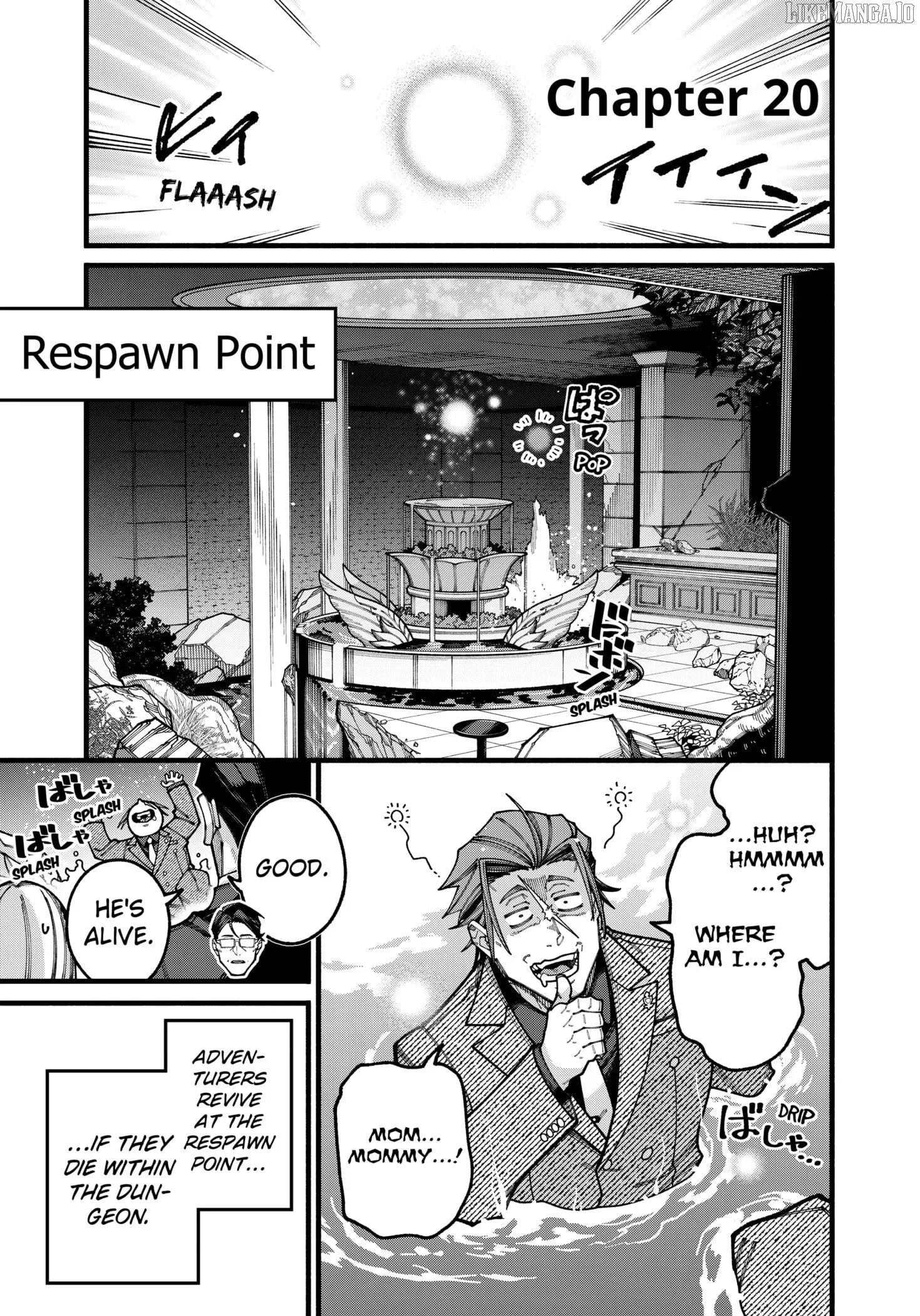 Jimi na Ojisan, Jitsu wa Eiyu Datta. -Jikaku ga Nai mama Muso Shitetara, Mei no Dungeon Haishin de Sarasareteta yo desu Chapter 20 page 1