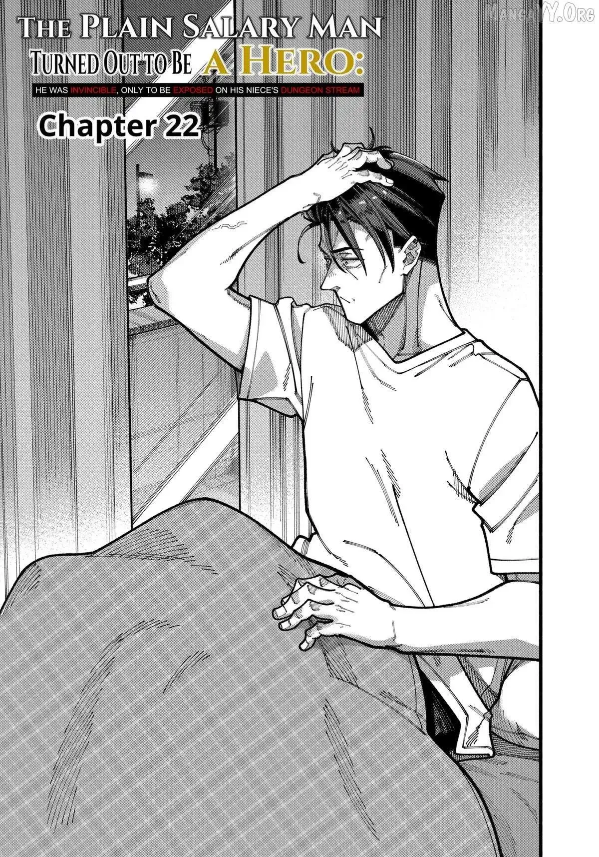 Jimi na Ojisan, Jitsu wa Eiyu Datta. -Jikaku ga Nai mama Muso Shitetara, Mei no Dungeon Haishin de Sarasareteta yo desu Chapter 22 page 2