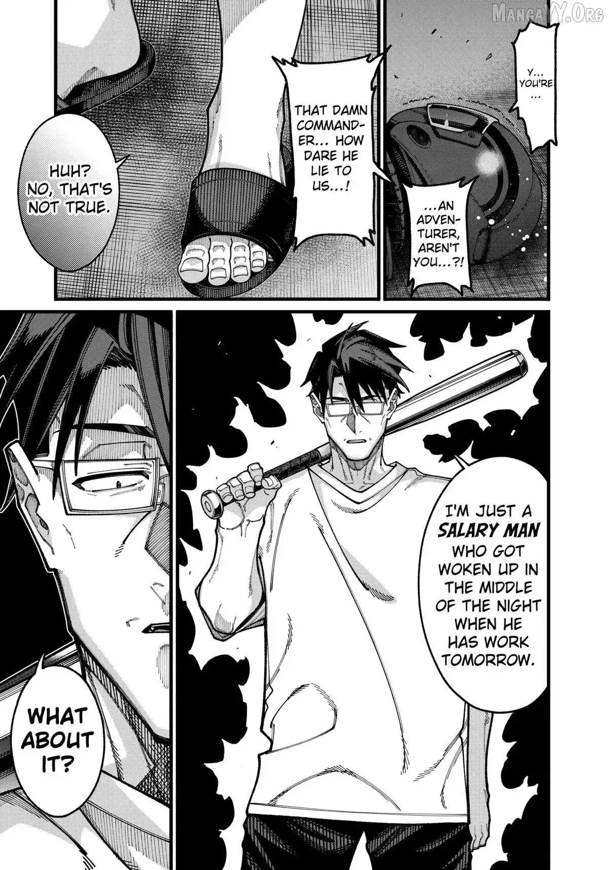 Jimi na Ojisan, Jitsu wa Eiyu Datta. -Jikaku ga Nai mama Muso Shitetara, Mei no Dungeon Haishin de Sarasareteta yo desu Chapter 22 page 14