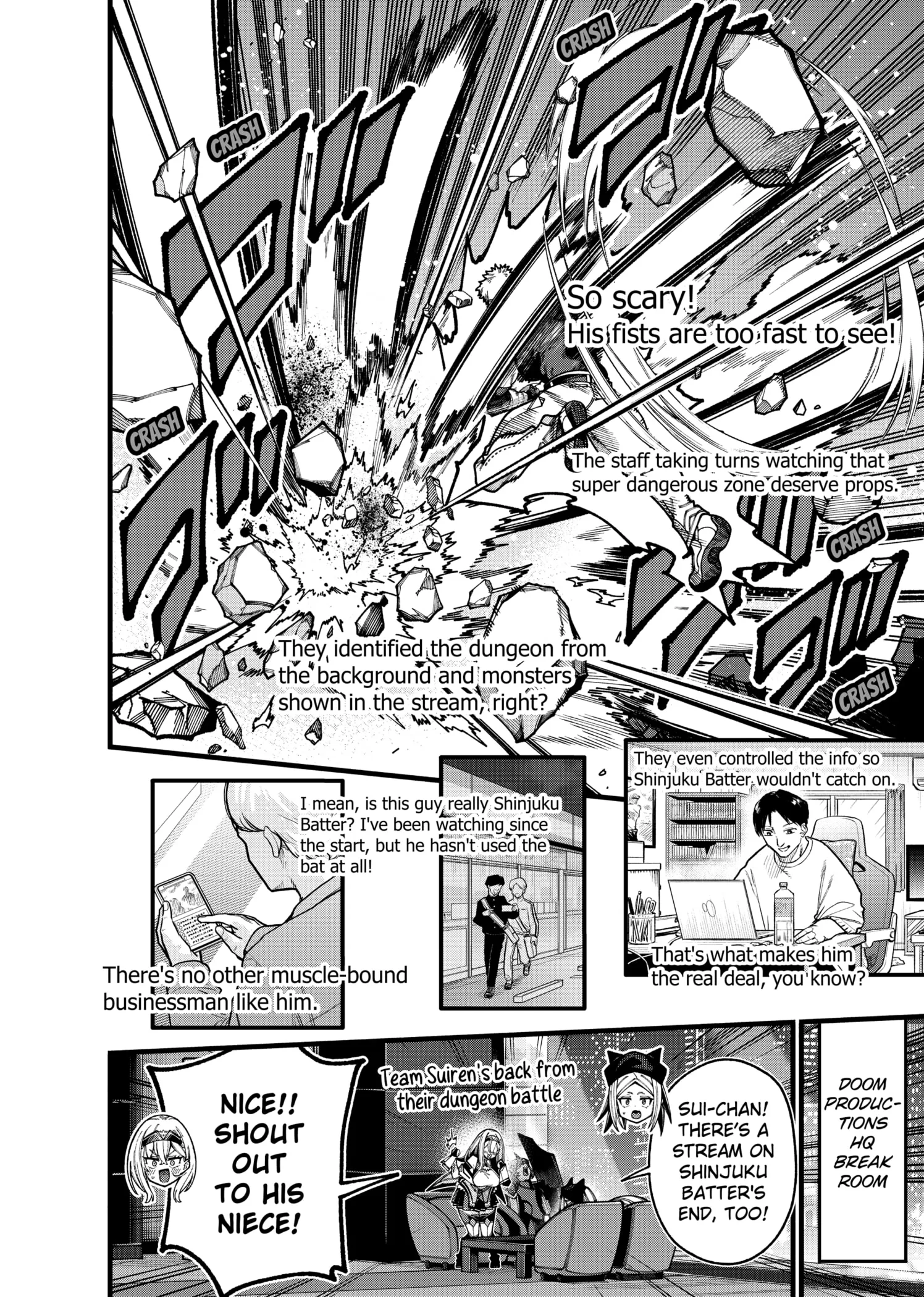 Jimi na Ojisan, Jitsu wa Eiyu Datta. -Jikaku ga Nai mama Muso Shitetara, Mei no Dungeon Haishin de Sarasareteta yo desu Chapter 25 page 14