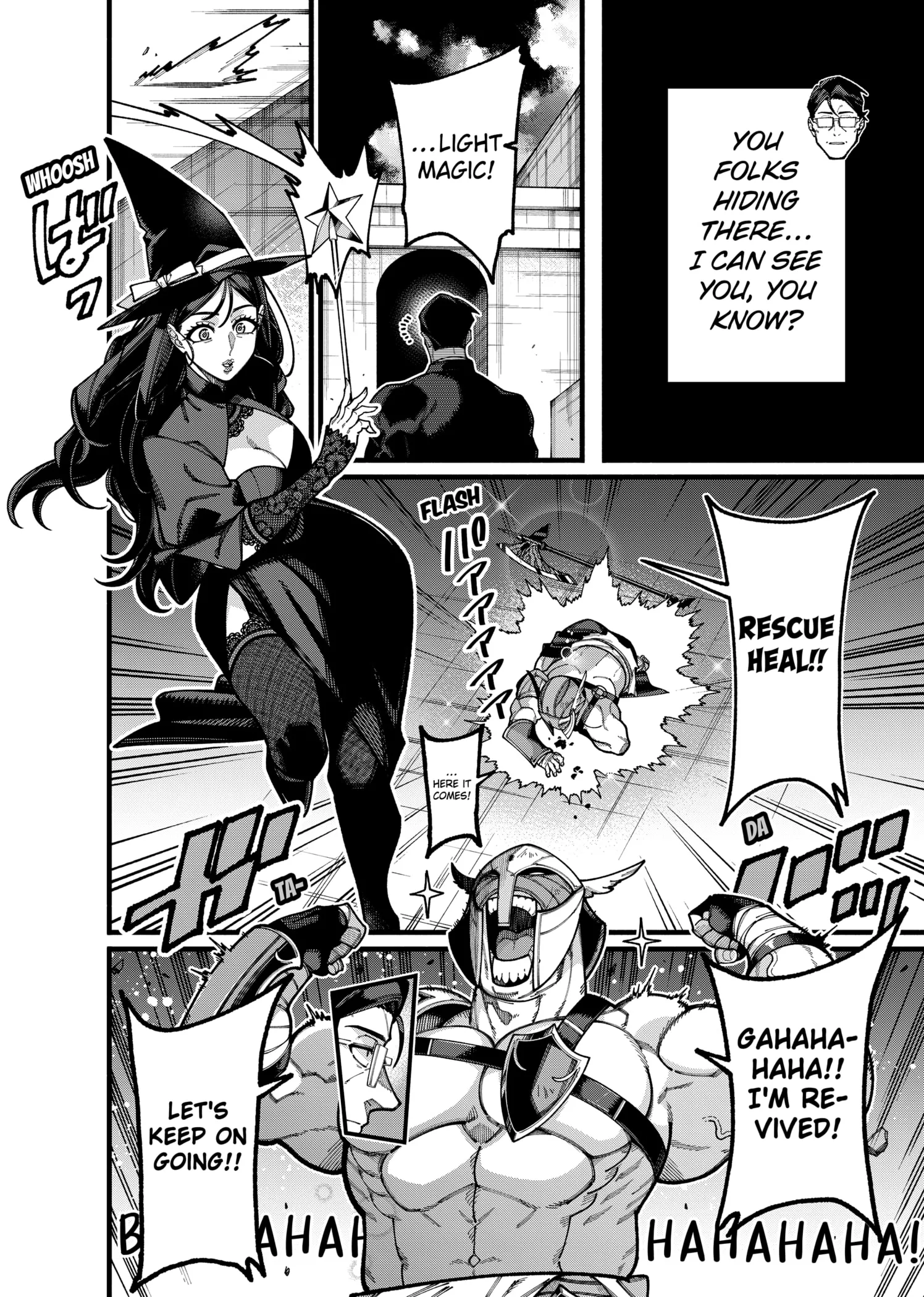 Jimi na Ojisan, Jitsu wa Eiyu Datta. -Jikaku ga Nai mama Muso Shitetara, Mei no Dungeon Haishin de Sarasareteta yo desu Chapter 25 page 2