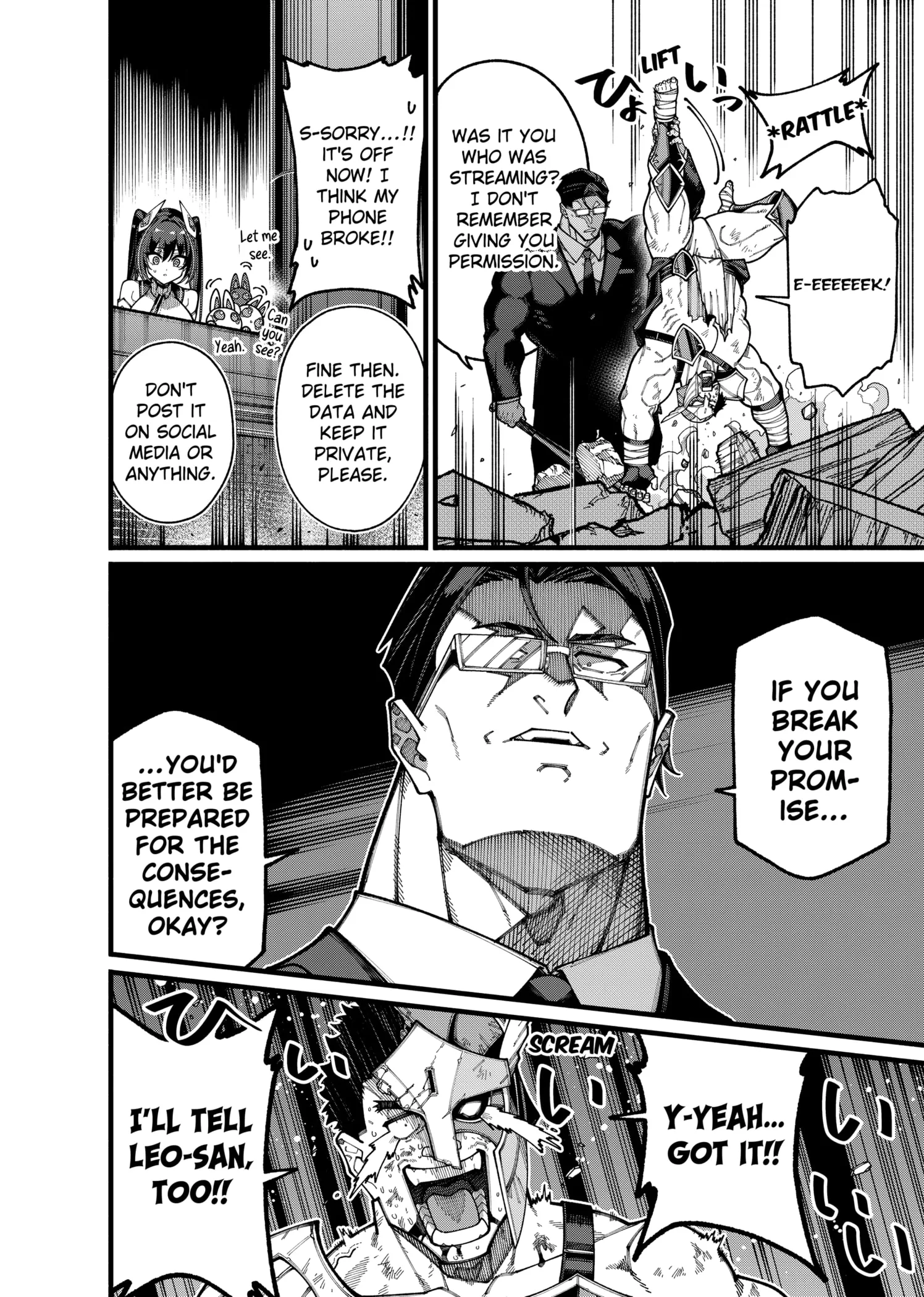 Jimi na Ojisan, Jitsu wa Eiyu Datta. -Jikaku ga Nai mama Muso Shitetara, Mei no Dungeon Haishin de Sarasareteta yo desu Chapter 27 page 4