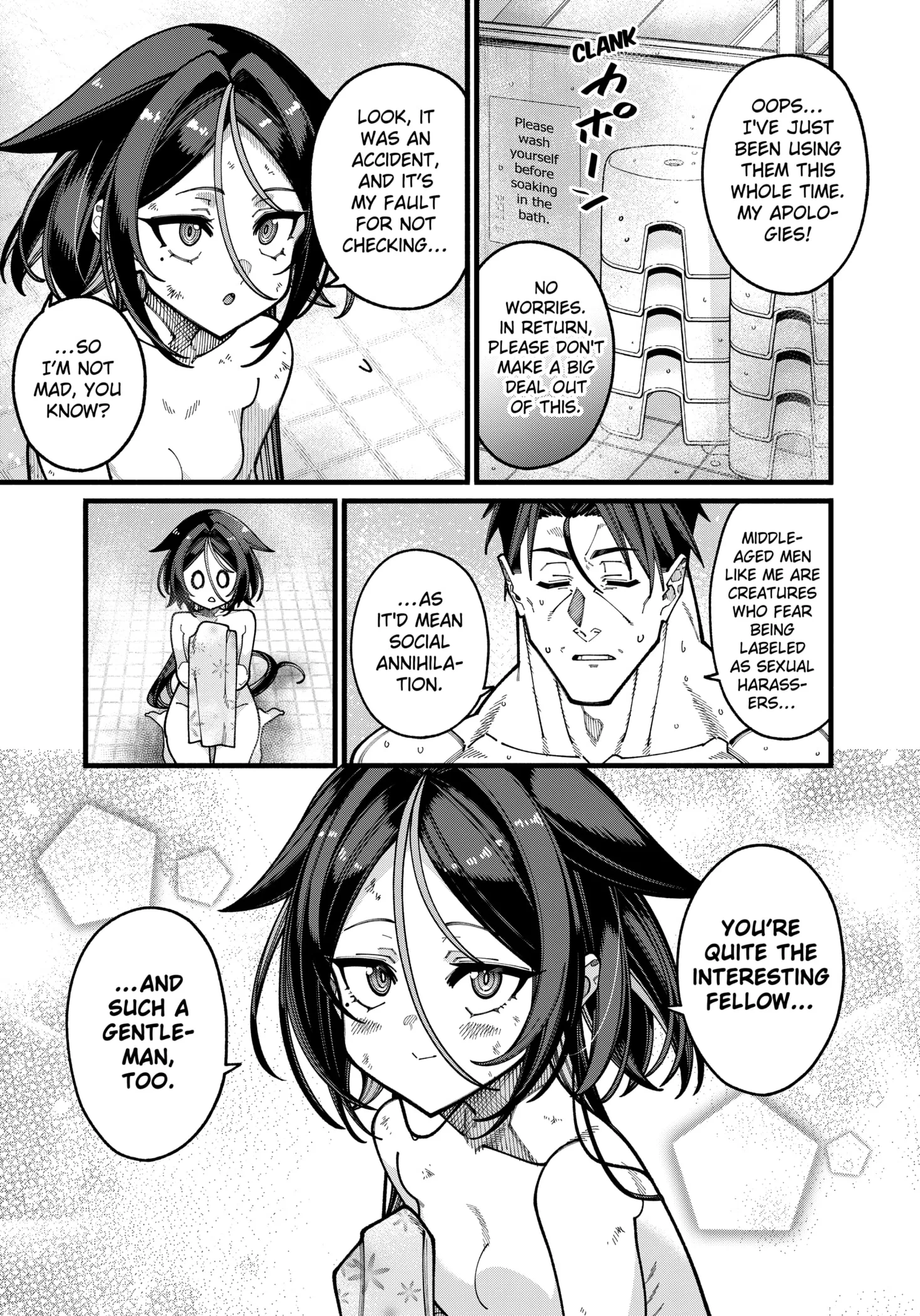 Jimi na Ojisan, Jitsu wa Eiyu Datta. -Jikaku ga Nai mama Muso Shitetara, Mei no Dungeon Haishin de Sarasareteta yo desu Chapter 28 page 7
