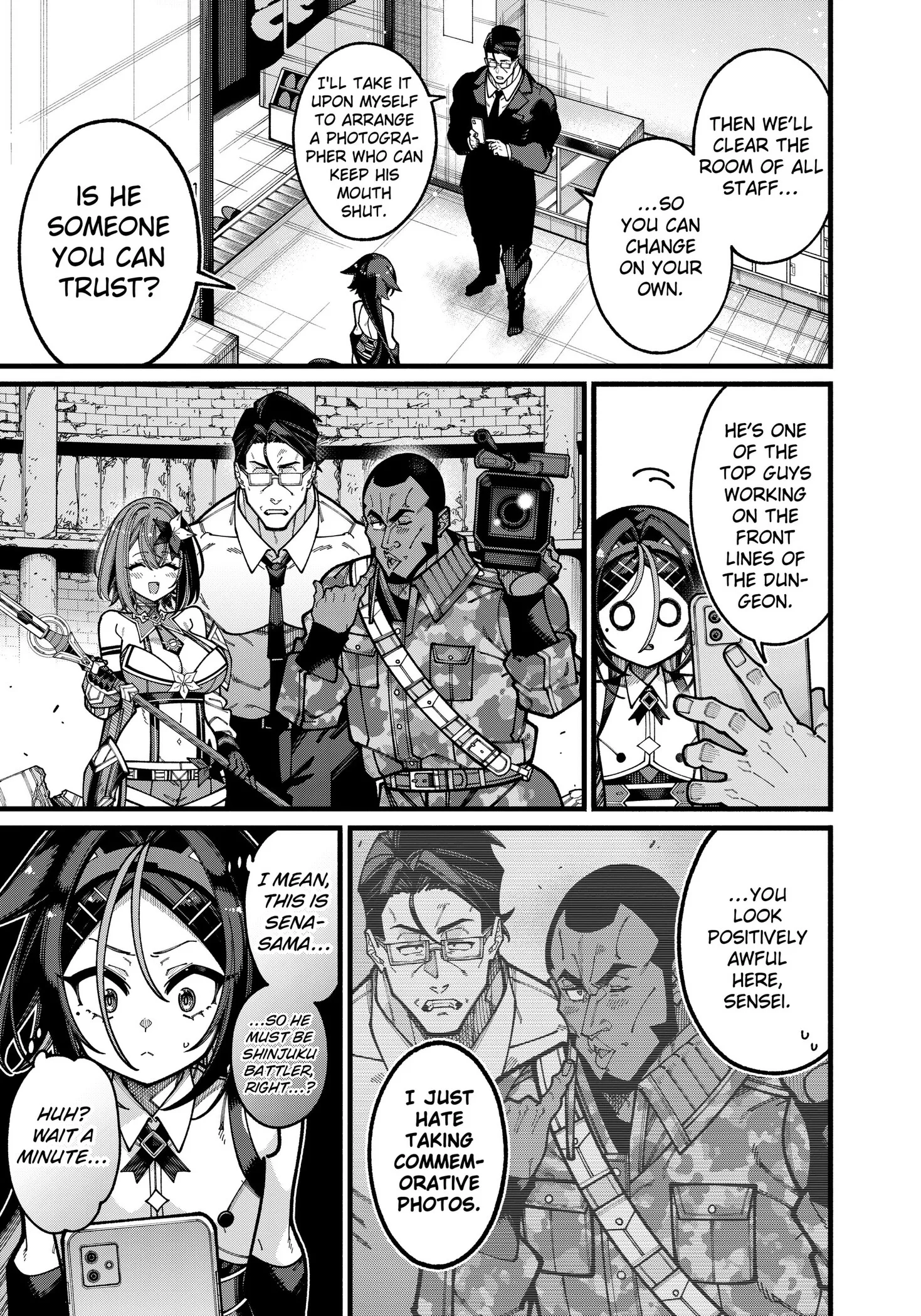 Jimi na Ojisan, Jitsu wa Eiyu Datta. -Jikaku ga Nai mama Muso Shitetara, Mei no Dungeon Haishin de Sarasareteta yo desu Chapter 29 page 13