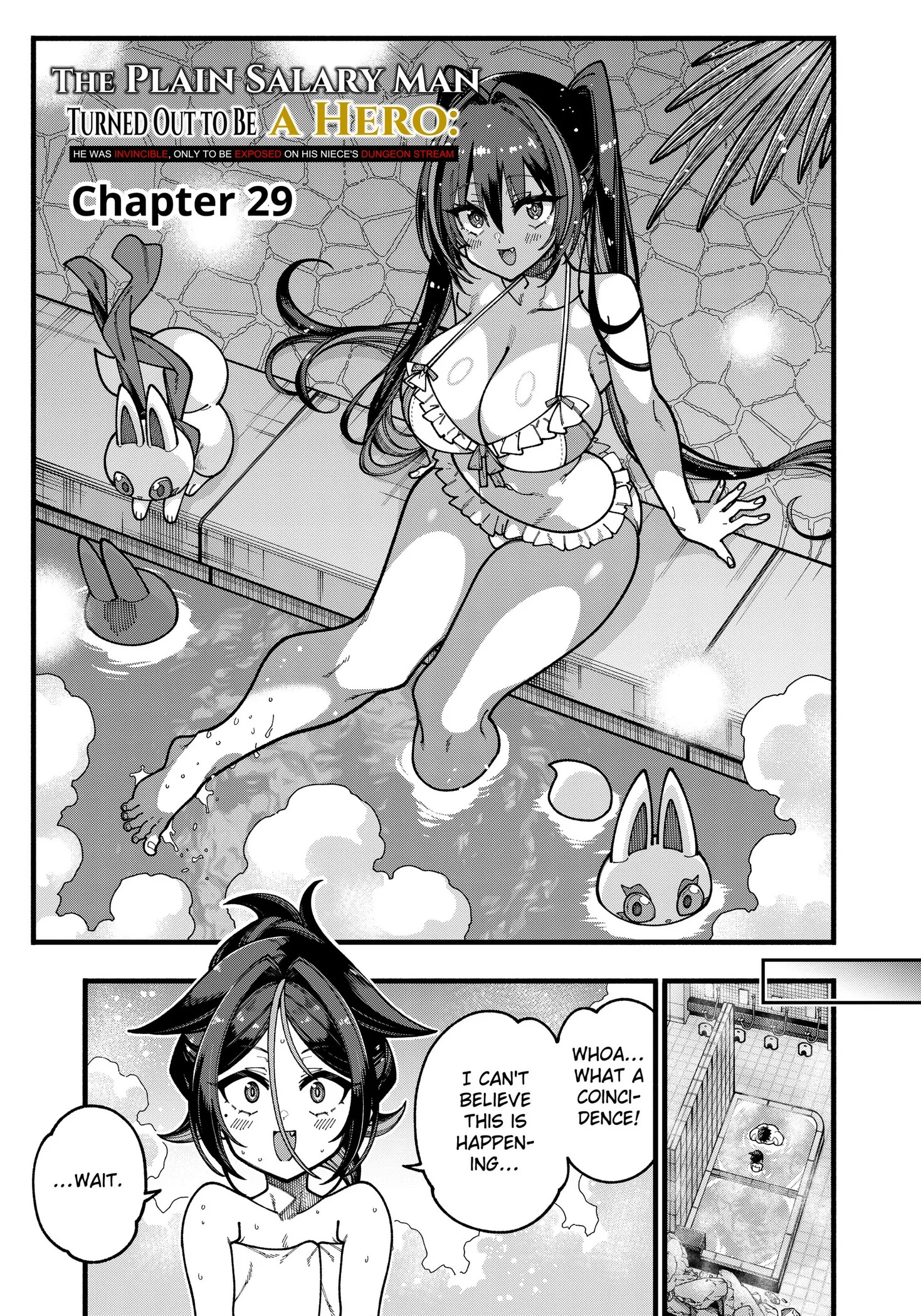 Jimi na Ojisan, Jitsu wa Eiyu Datta. -Jikaku ga Nai mama Muso Shitetara, Mei no Dungeon Haishin de Sarasareteta yo desu Chapter 29 page 1