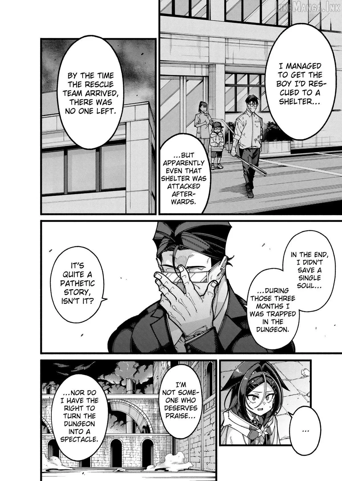 Jimi na Ojisan, Jitsu wa Eiyu Datta. -Jikaku ga Nai mama Muso Shitetara, Mei no Dungeon Haishin de Sarasareteta yo desu Chapter 31 page 14