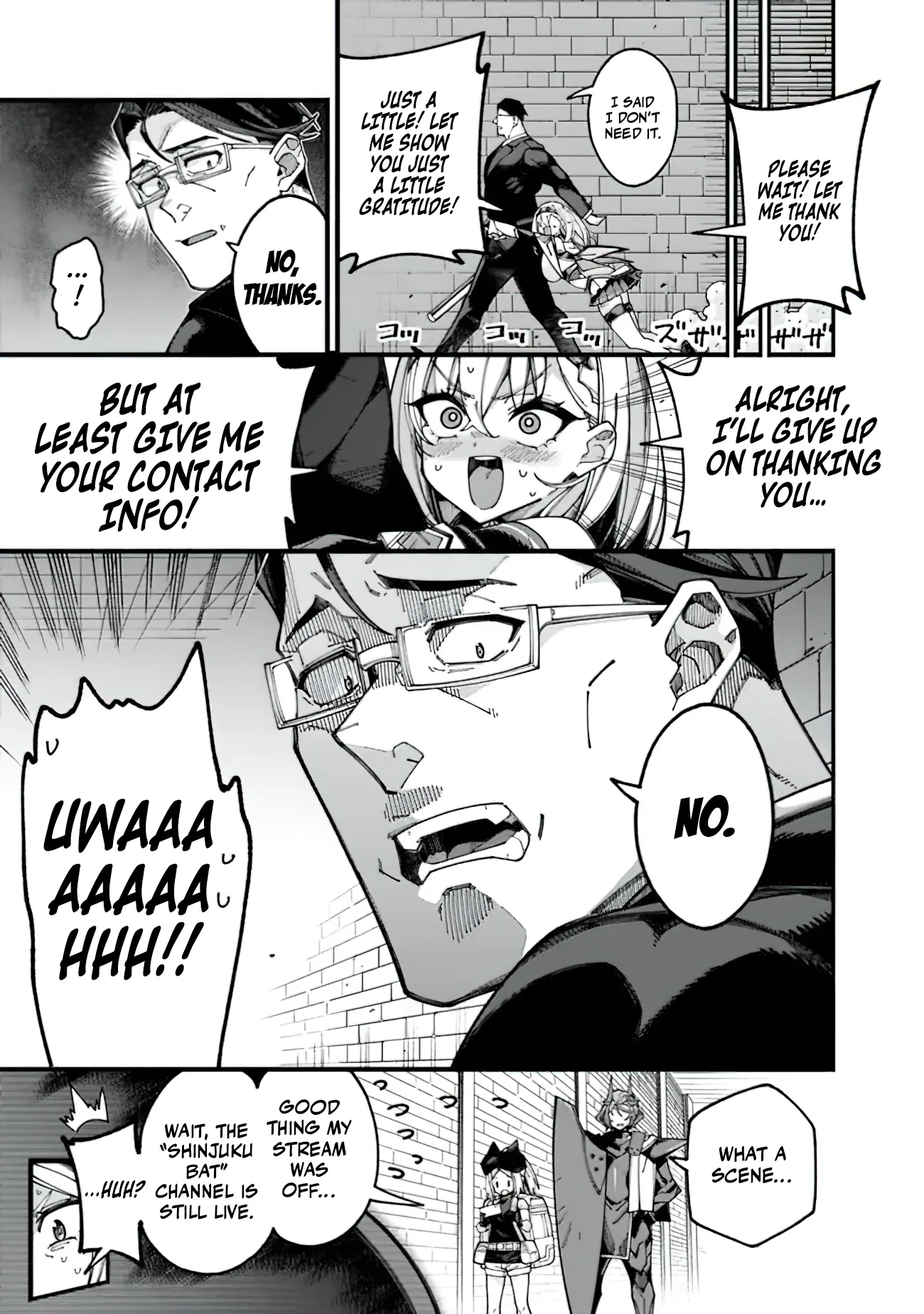 Jimi na Ojisan, Jitsu wa Eiyu Datta. -Jikaku ga Nai mama Muso Shitetara, Mei no Dungeon Haishin de Sarasareteta yo desu Chapter 6 page 3