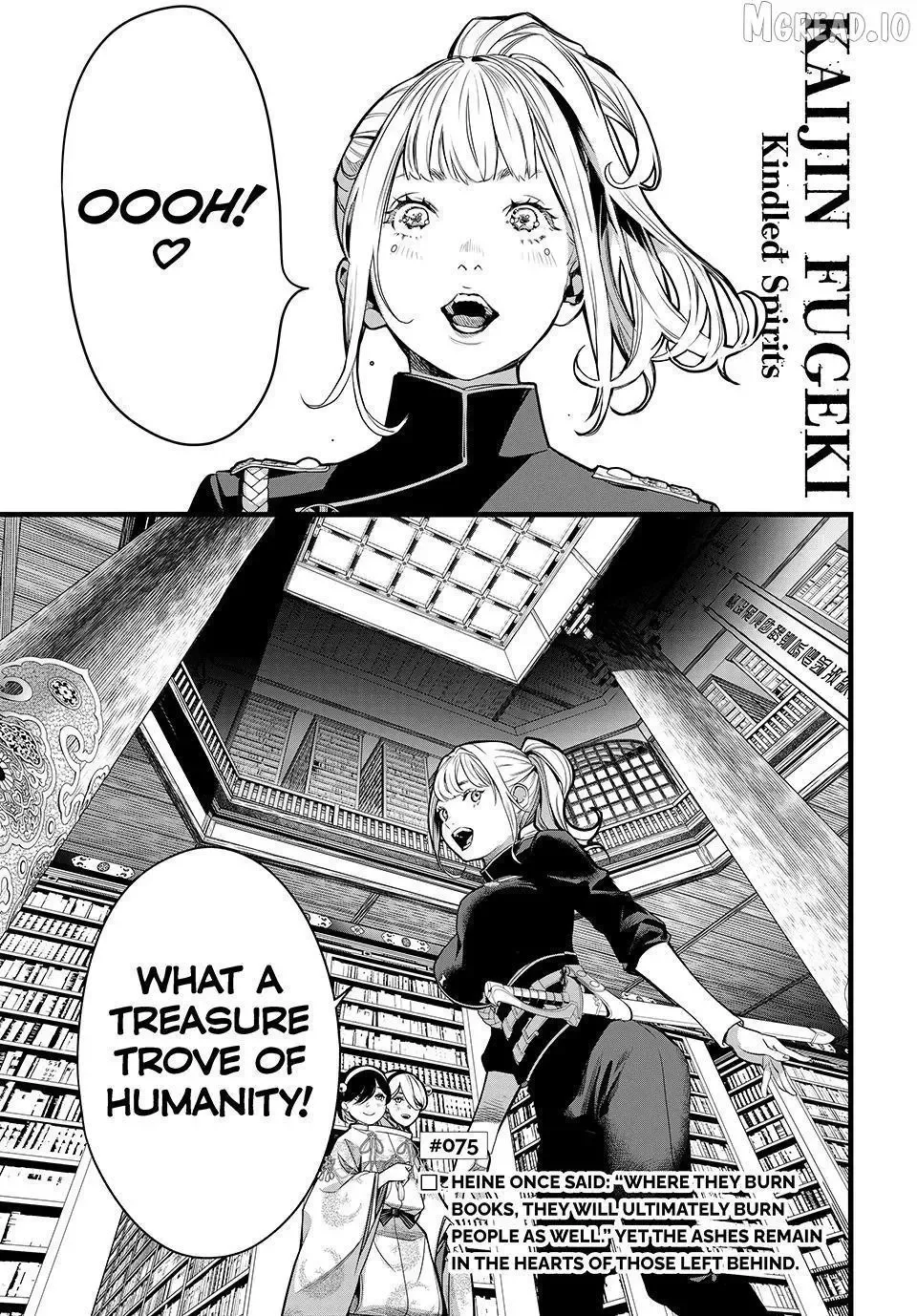 KAIJIN FUGEKI: Kindled Spirits Chapter 75 page 1