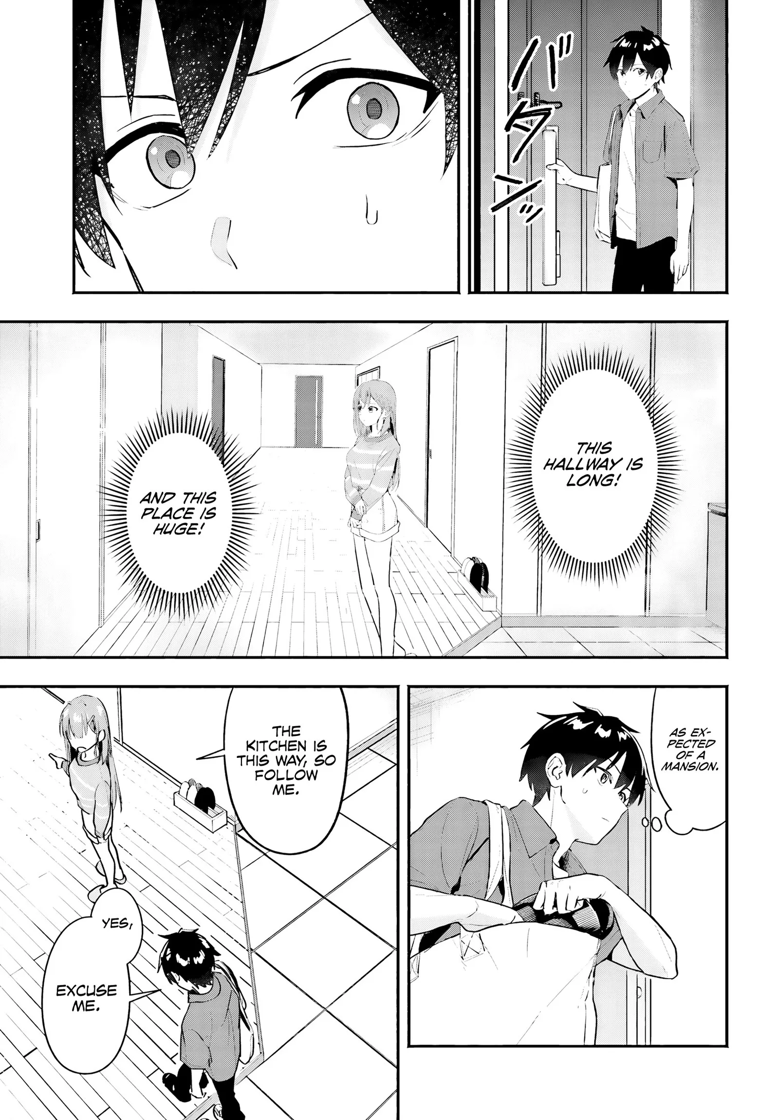 Kaji Daikou no Arubaito wo Hajimetara Gakuen Ichi no Bishoujo no Kazoku ni Kiniirarechaimashita. Chapter 1 page 25