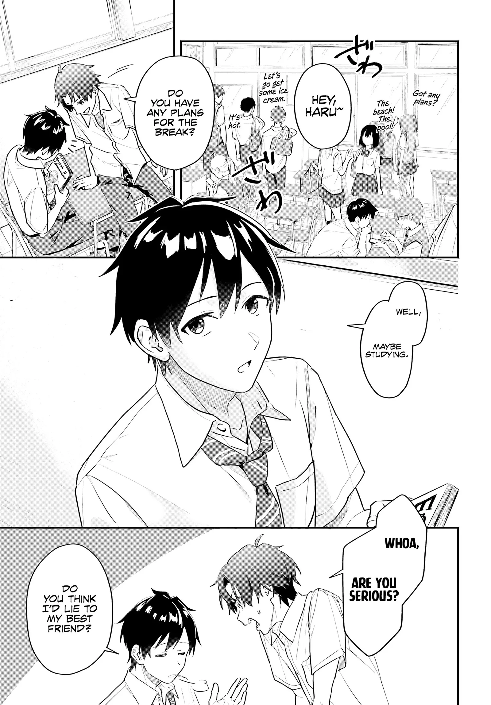 Kaji Daikou no Arubaito wo Hajimetara Gakuen Ichi no Bishoujo no Kazoku ni Kiniirarechaimashita. Chapter 1 page 3