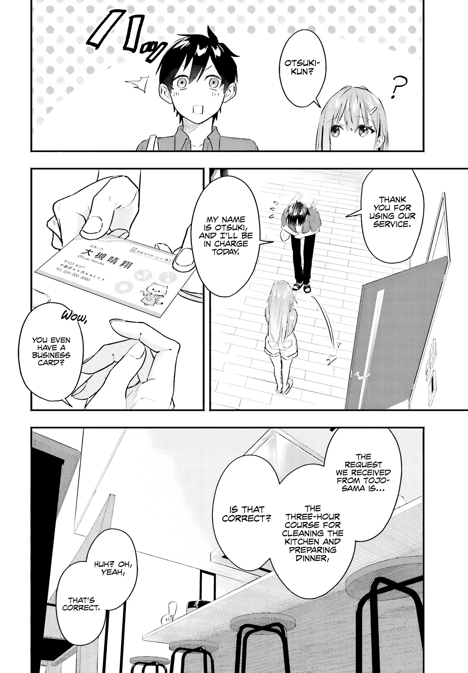 Kaji Daikou no Arubaito wo Hajimetara Gakuen Ichi no Bishoujo no Kazoku ni Kiniirarechaimashita. Chapter 1 page 28