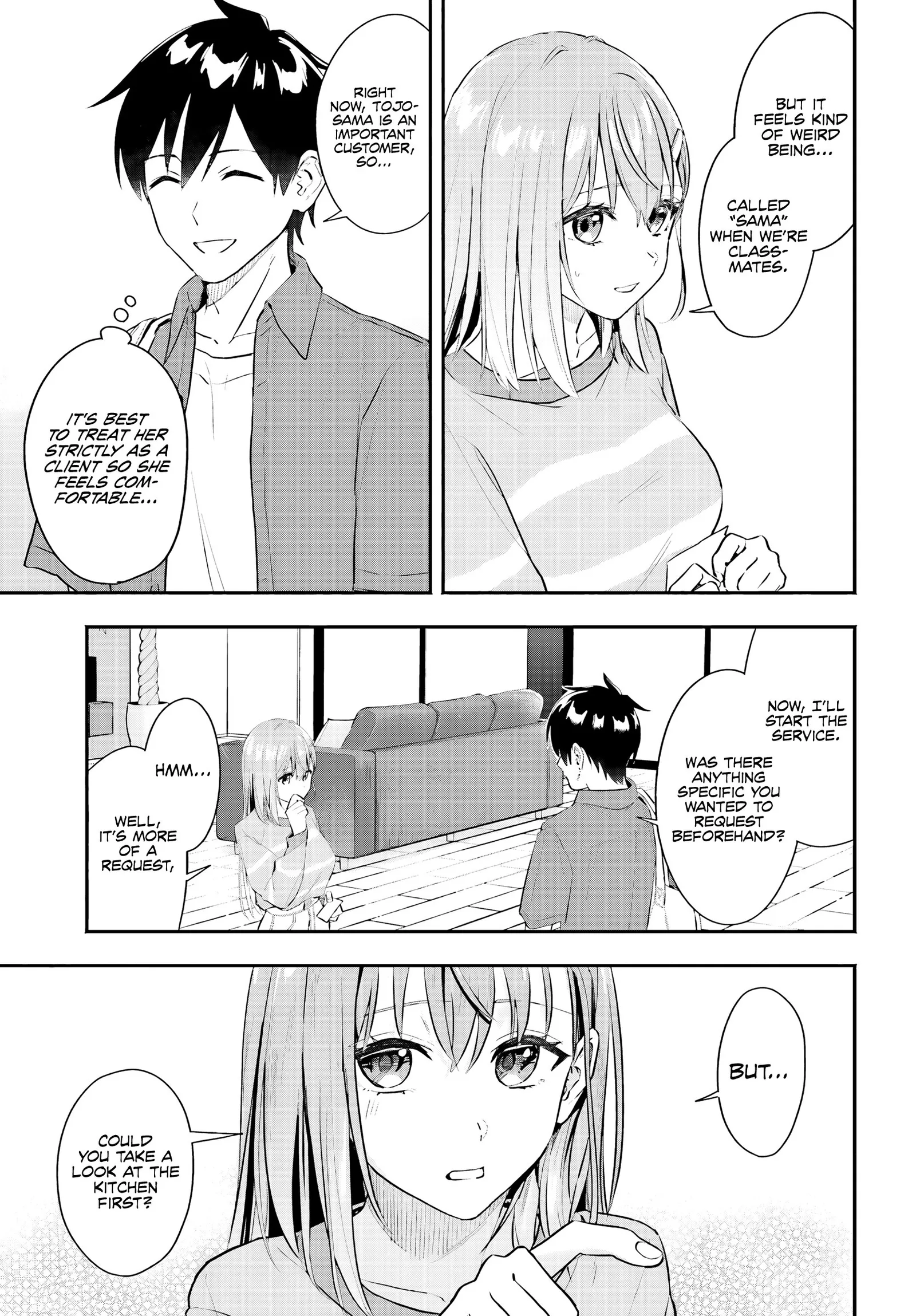 Kaji Daikou no Arubaito wo Hajimetara Gakuen Ichi no Bishoujo no Kazoku ni Kiniirarechaimashita. Chapter 1 page 29