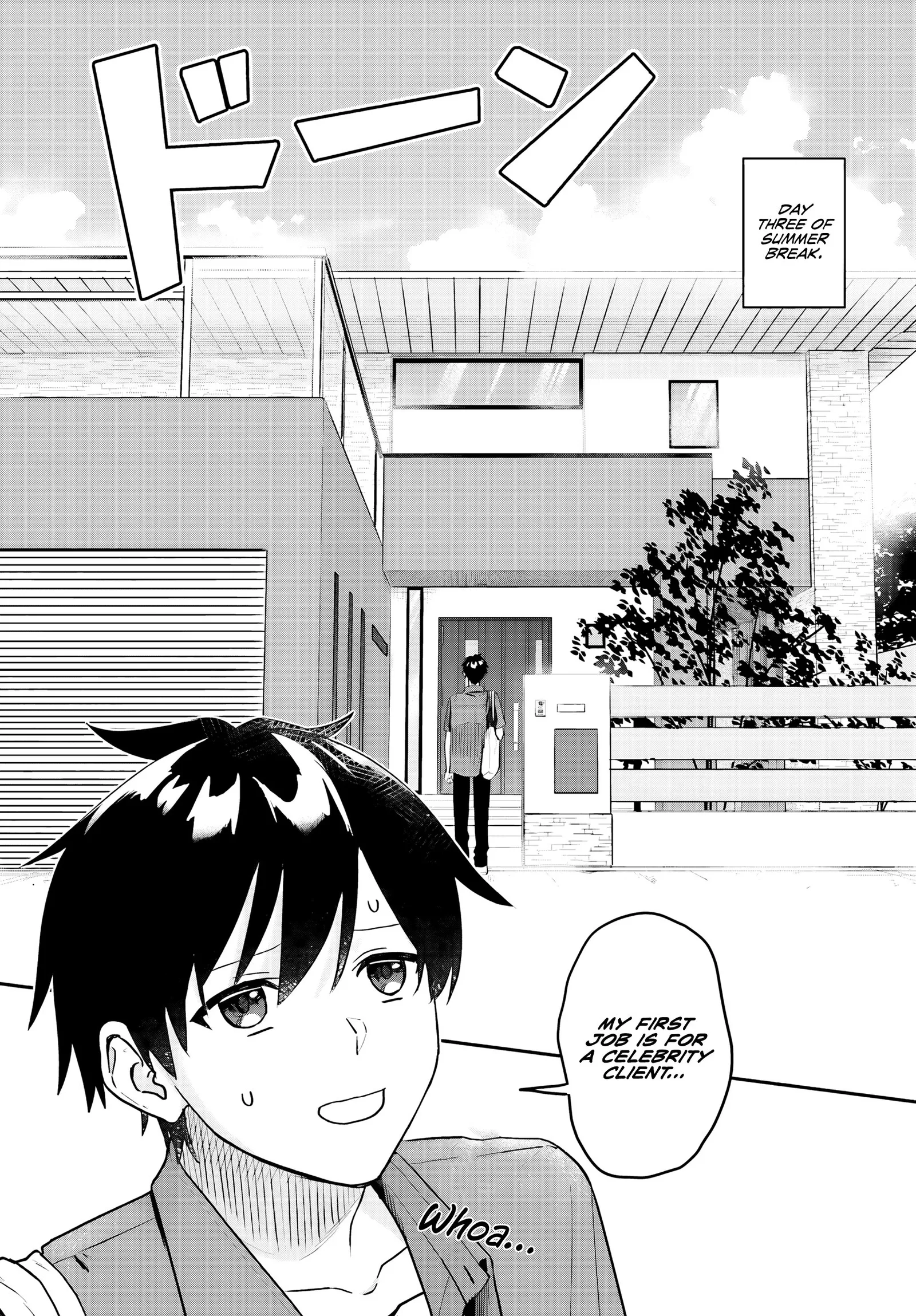 Kaji Daikou no Arubaito wo Hajimetara Gakuen Ichi no Bishoujo no Kazoku ni Kiniirarechaimashita. Chapter 1 page 17